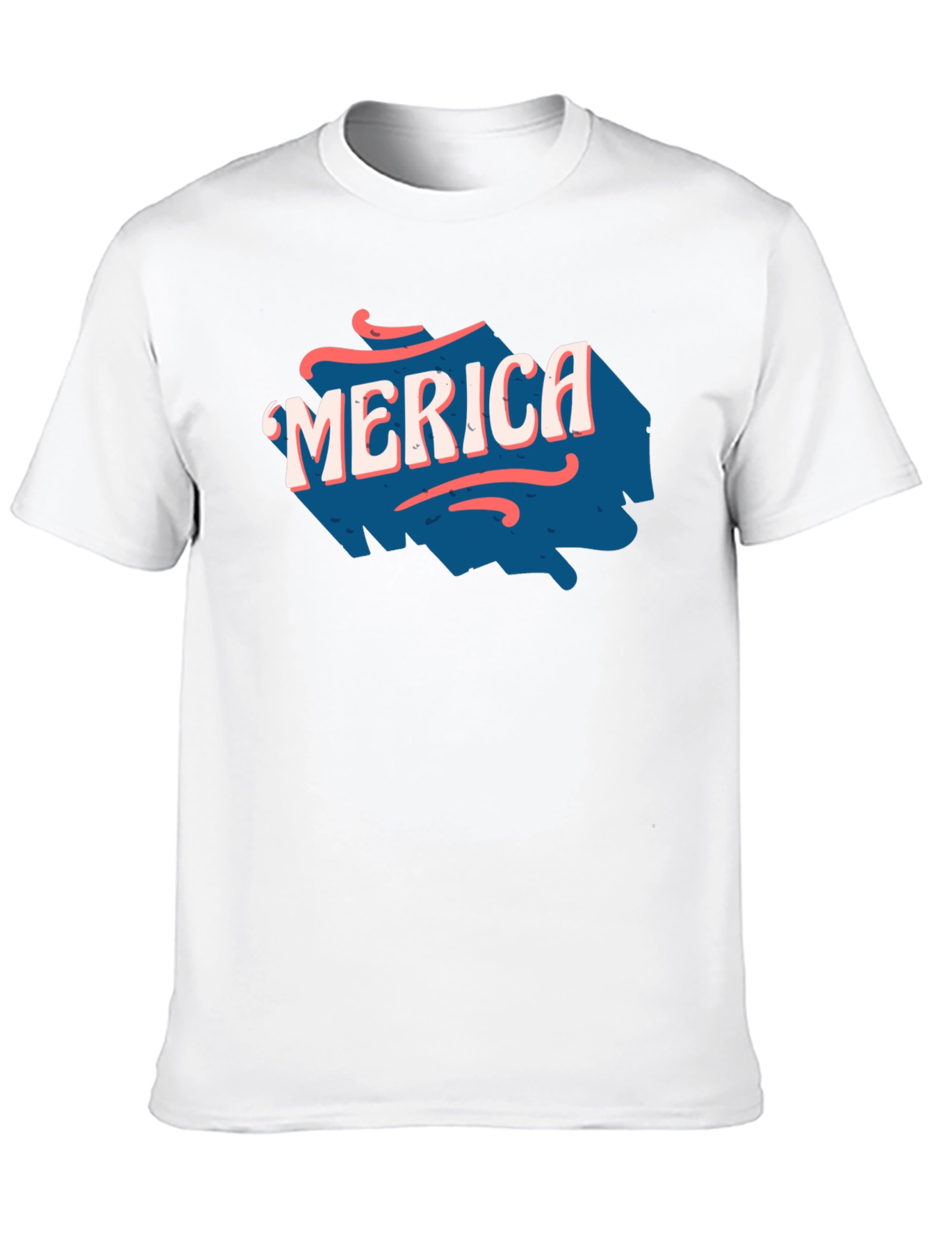 Merica Graphic Print T-Shirt