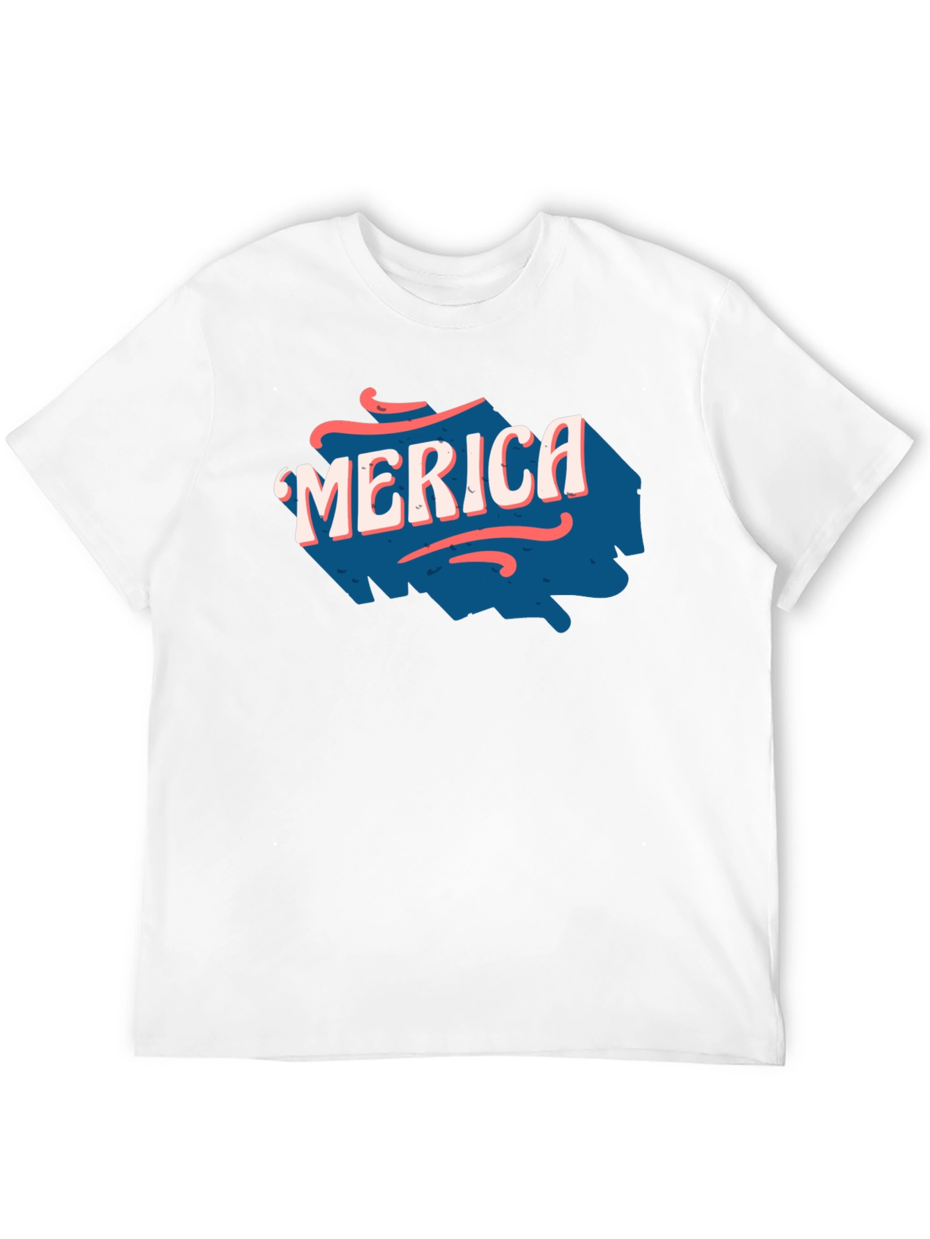 Merica Graphic Print T-Shirt