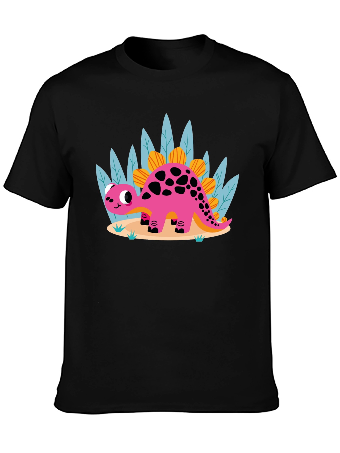 Cute Cartoon Dinosaur Graphic Tee