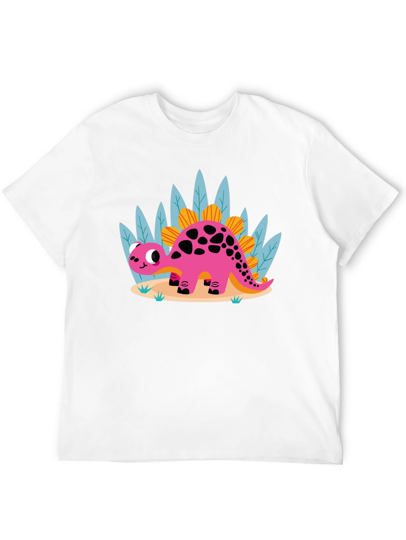 Cute Cartoon Dinosaur Graphic Tee