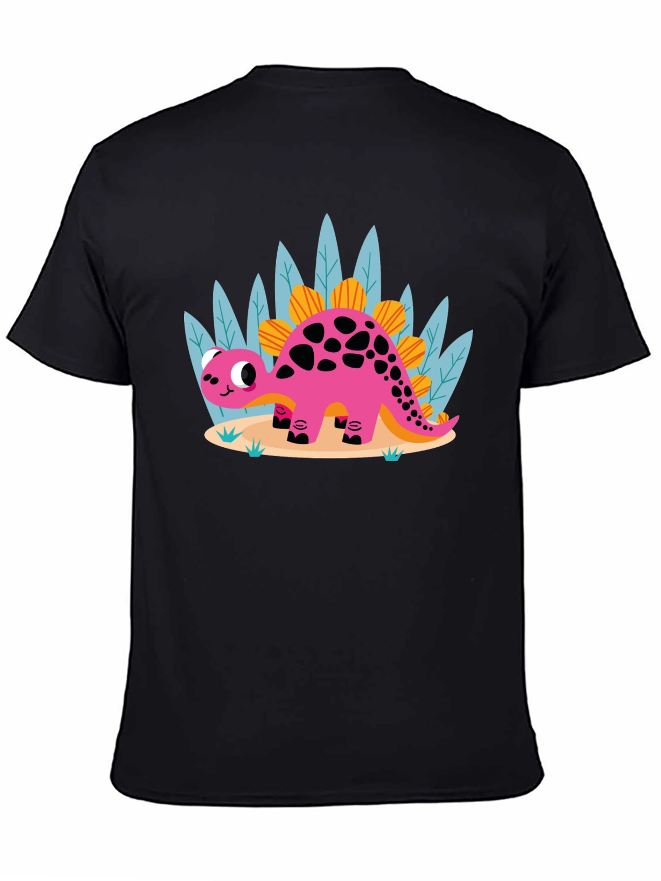 Cute Cartoon Dinosaur Graphic Tee