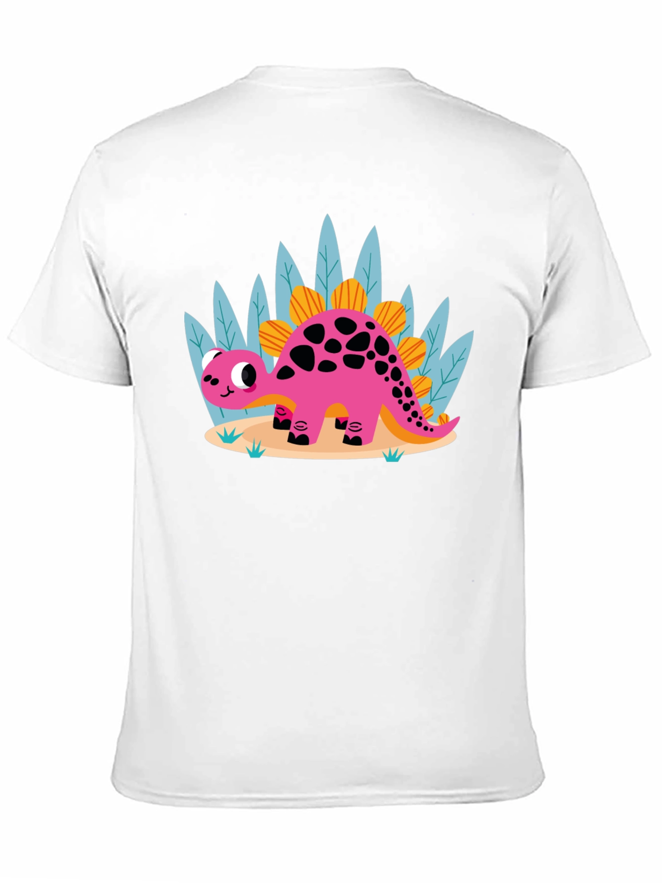 Cute Cartoon Dinosaur Graphic Tee