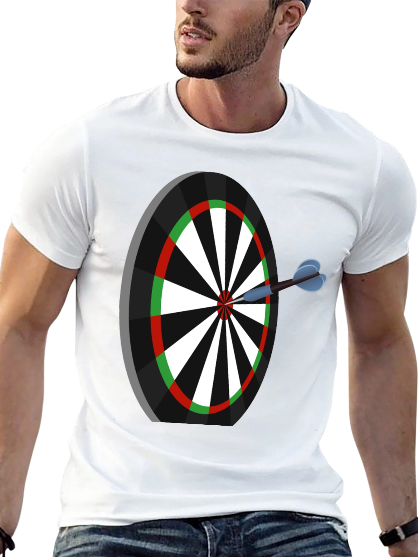 Dartboard T-Shirt - Bullseye Graphic Tee