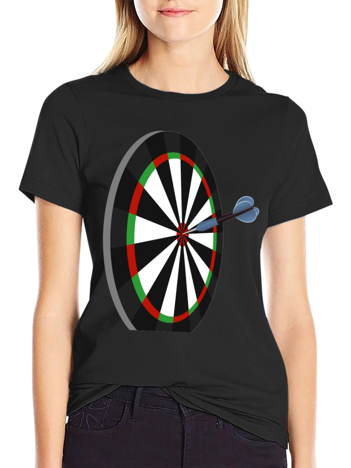 Dartboard T-Shirt - Bullseye Graphic Tee