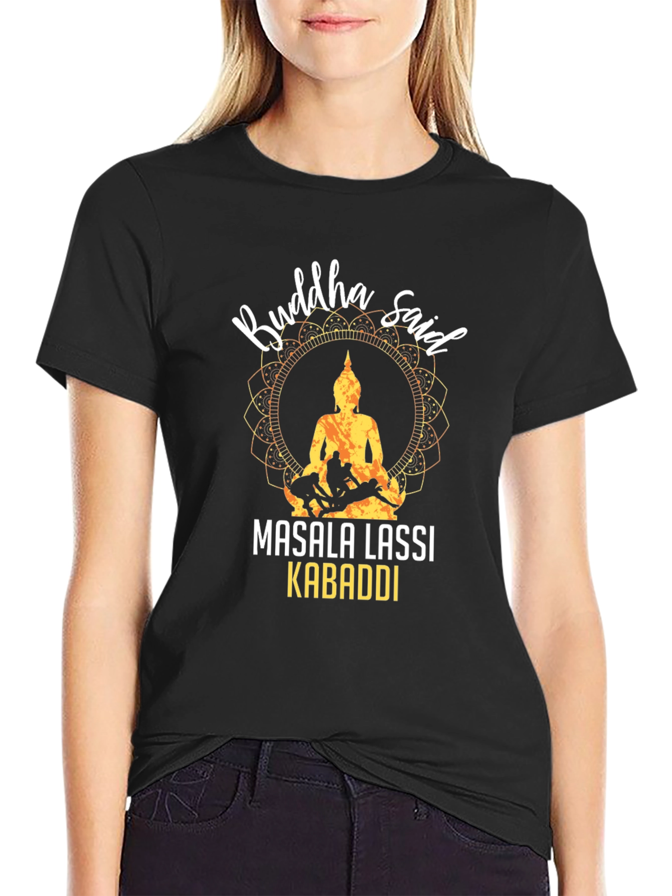 Buddha Masala Lassi Kabaddi Graphic T-Shirt