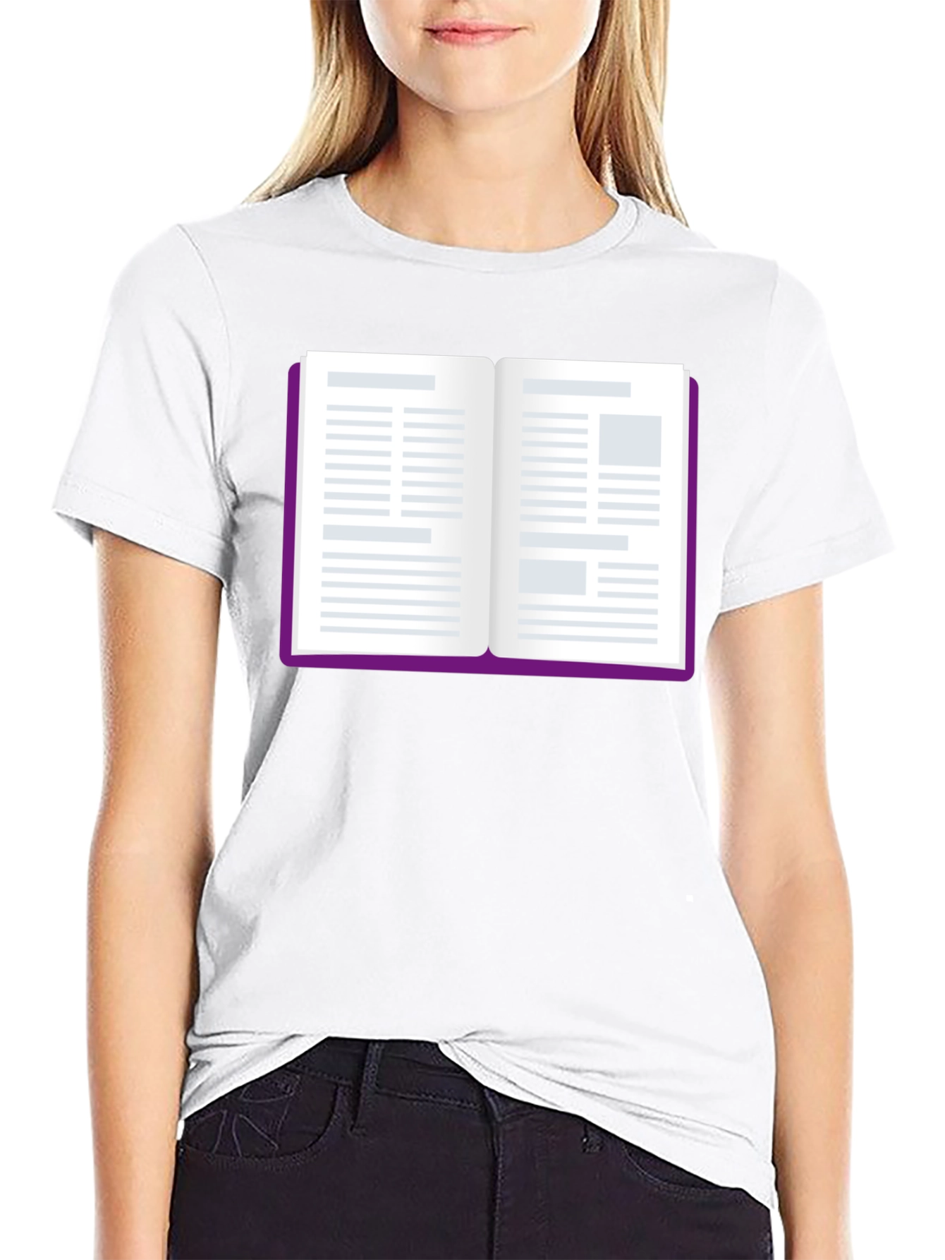 Open Book Graphic T-Shirt - Read All About It!