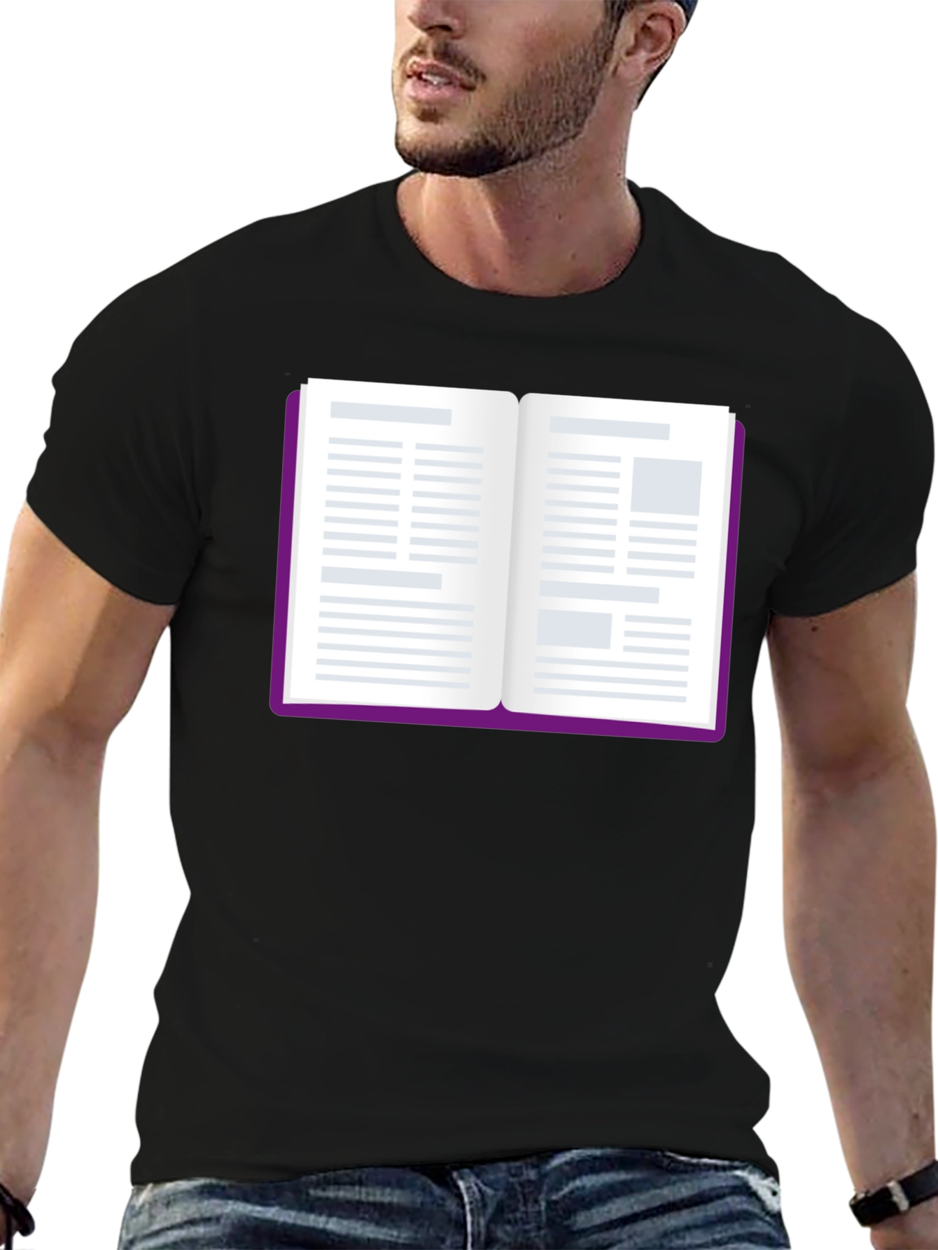 Open Book Graphic T-Shirt - Read All About It!
