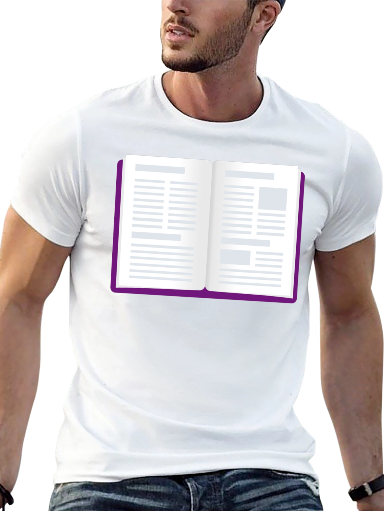 Open Book Graphic T-Shirt - Read All About It!