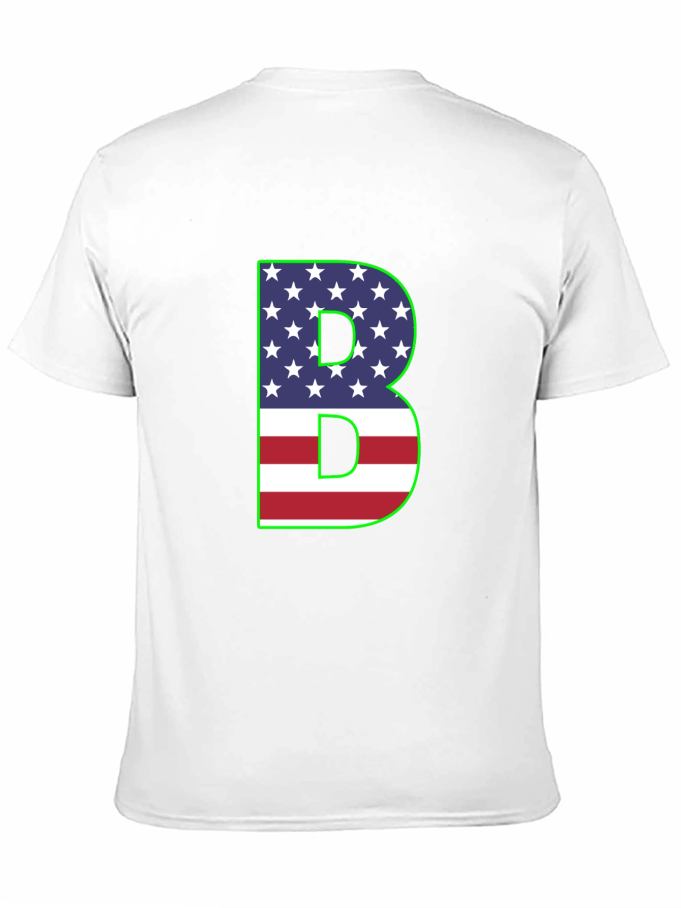 Patriotic Letter B Graphic Tee