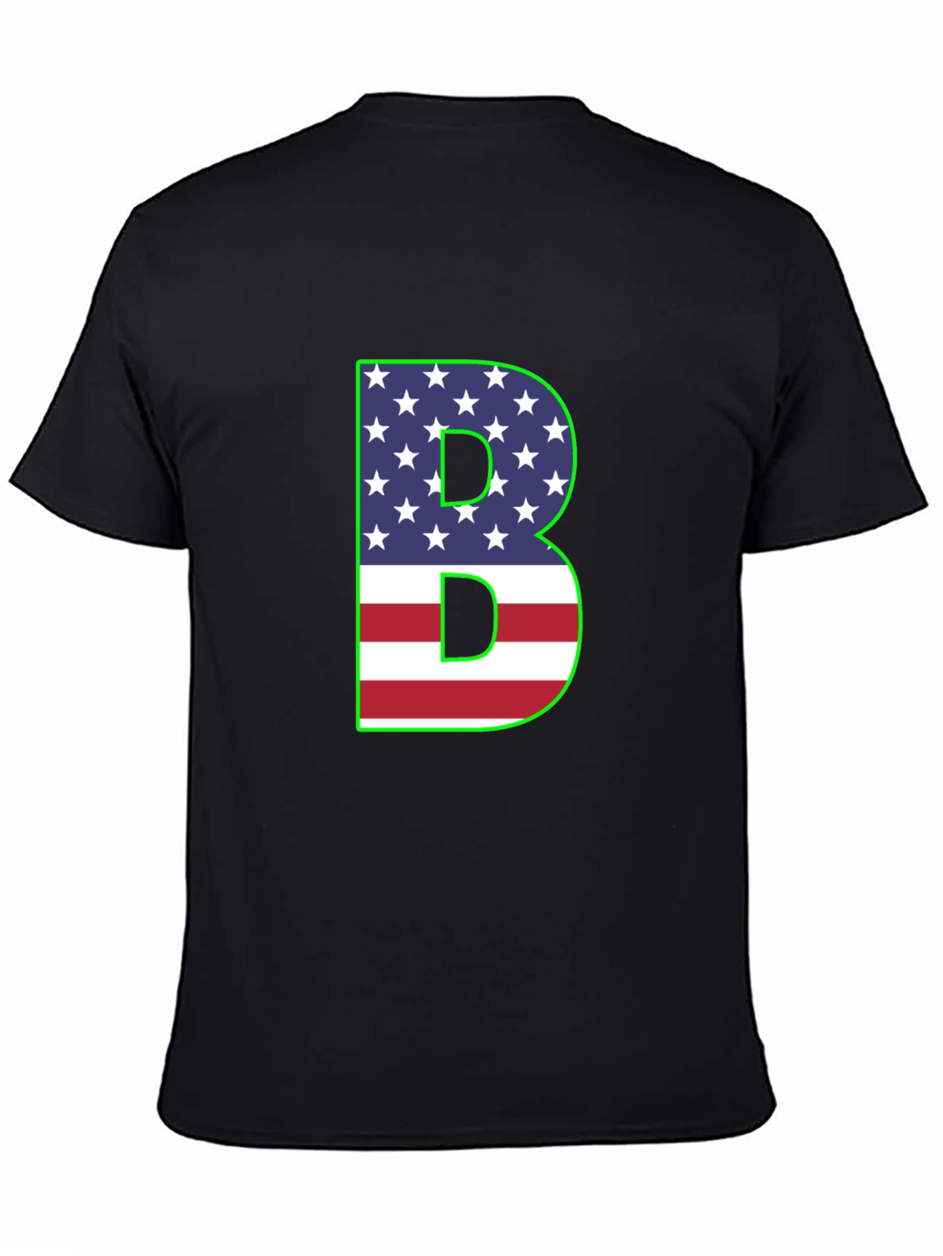 Patriotic Letter B Graphic Tee