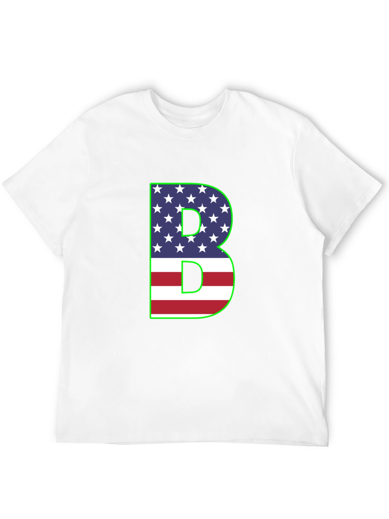 Patriotic Letter B Graphic Tee