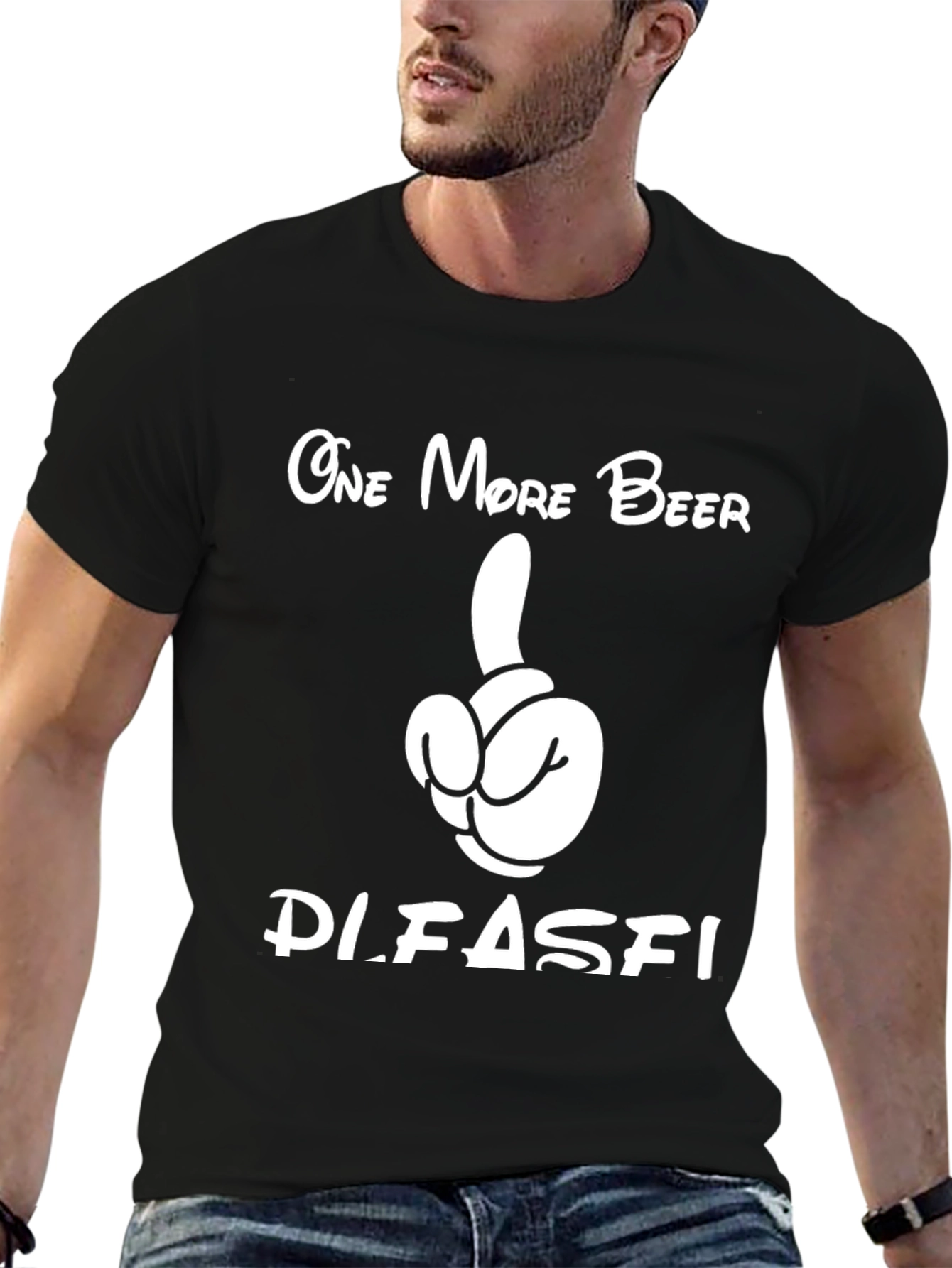 Funny Beer T-Shirt - One More Beer Please!