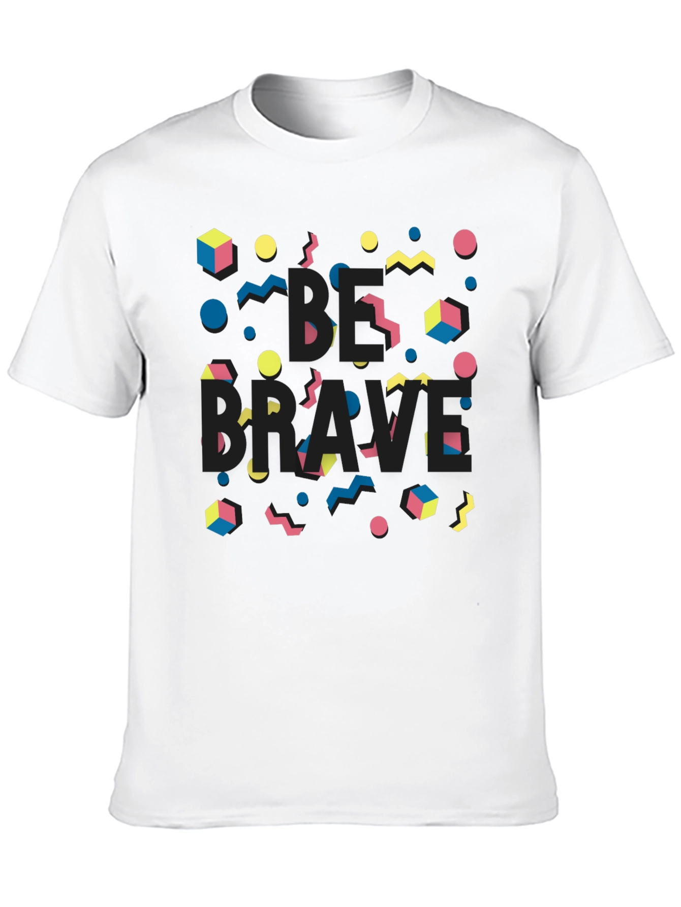 Be Brave Black Graphic Print Tee