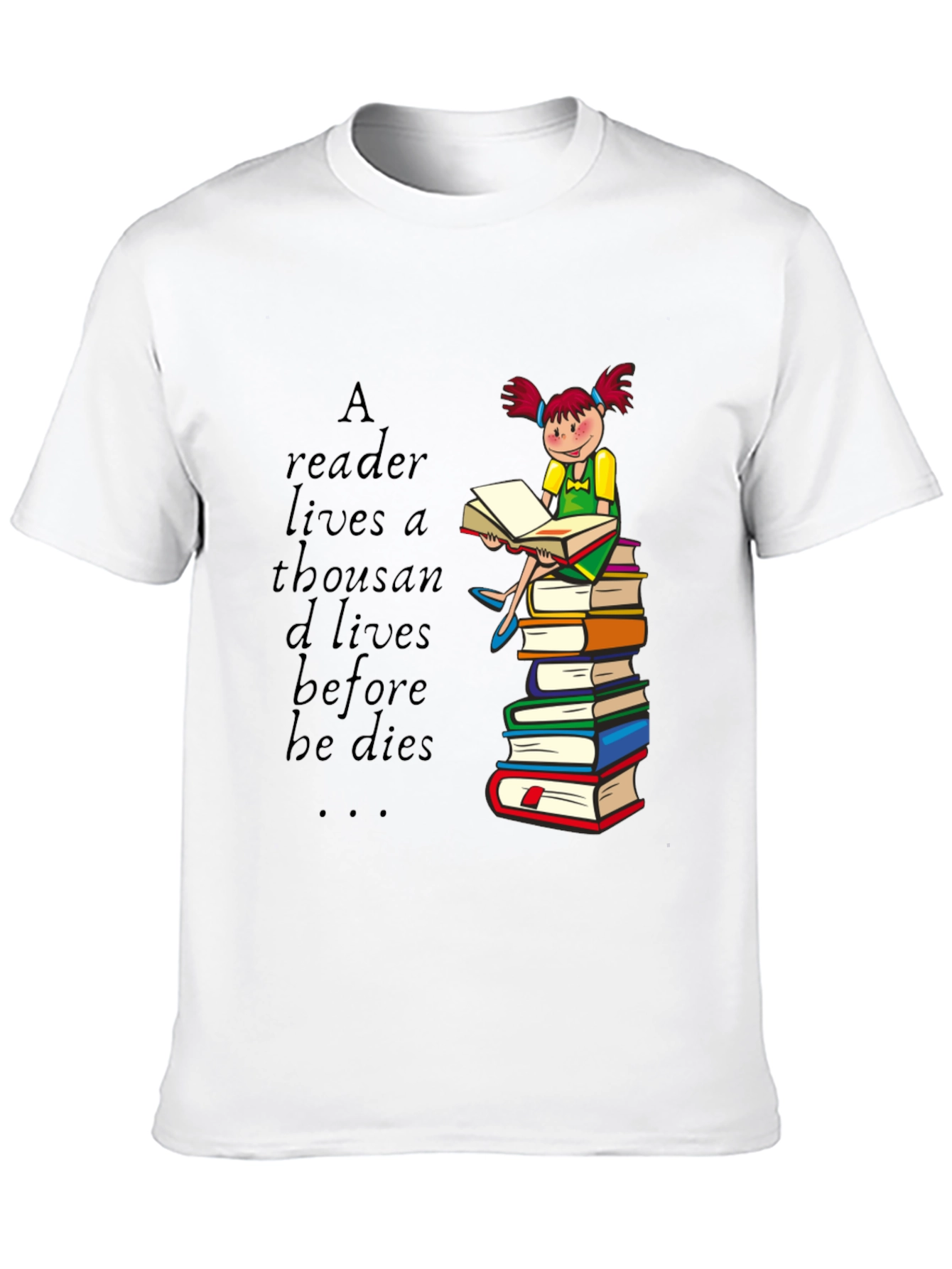 Readers Life Graphic Tee - Book Lover Shirt