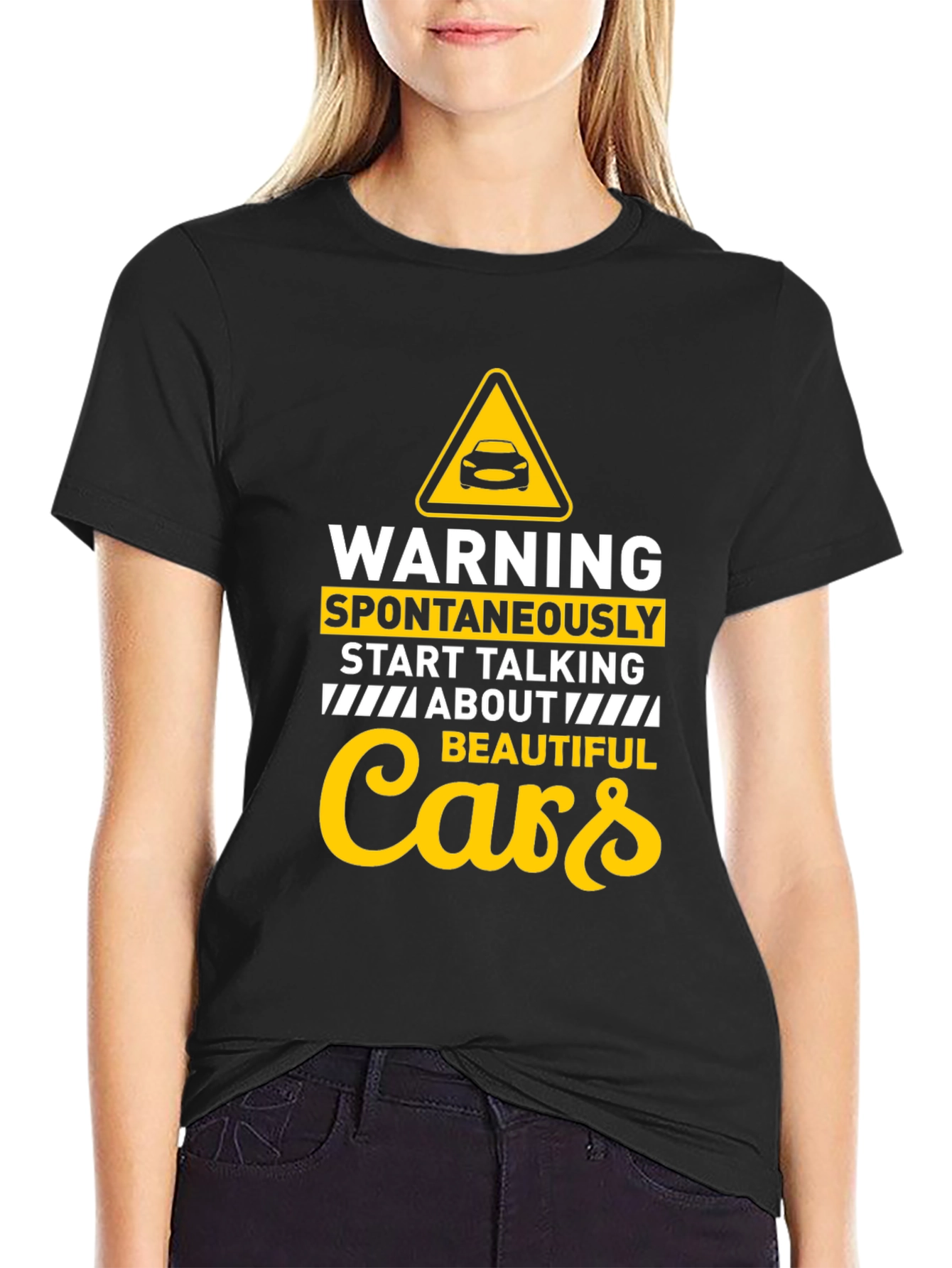 Warning Spontaneously Start Talking About Cars T-Shirt