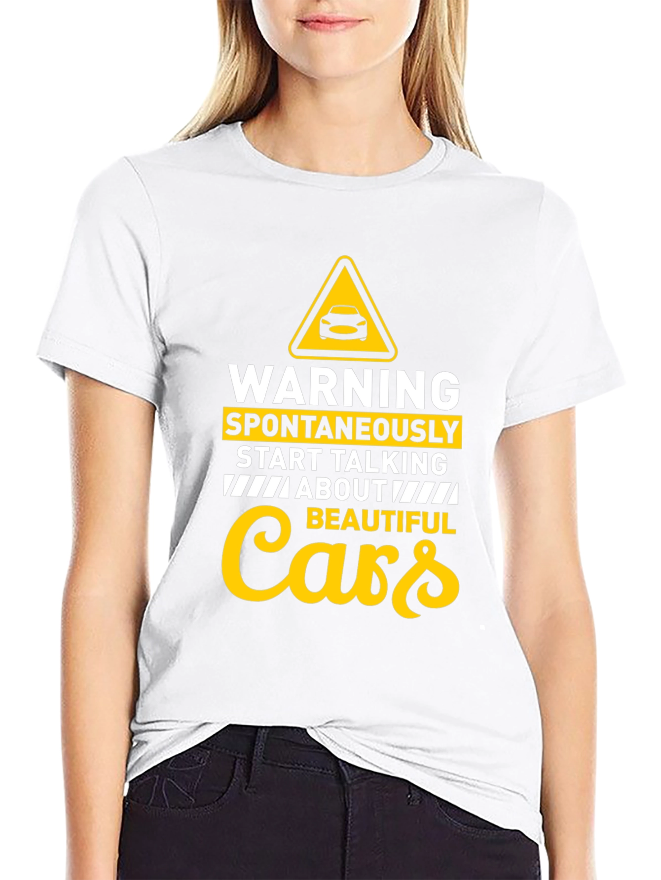 Warning Spontaneously Start Talking About Cars T-Shirt