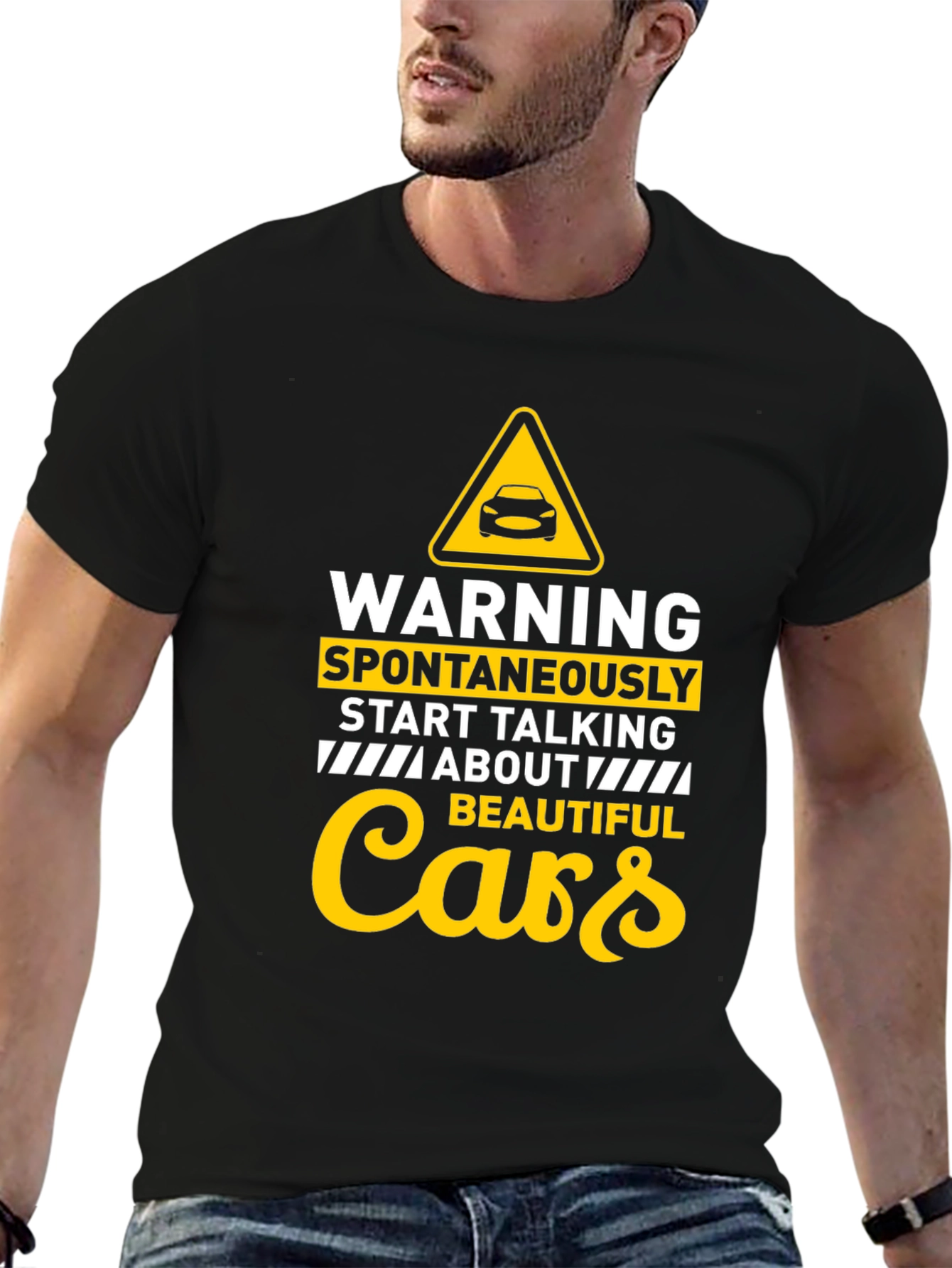 Warning Spontaneously Start Talking About Cars T-Shirt