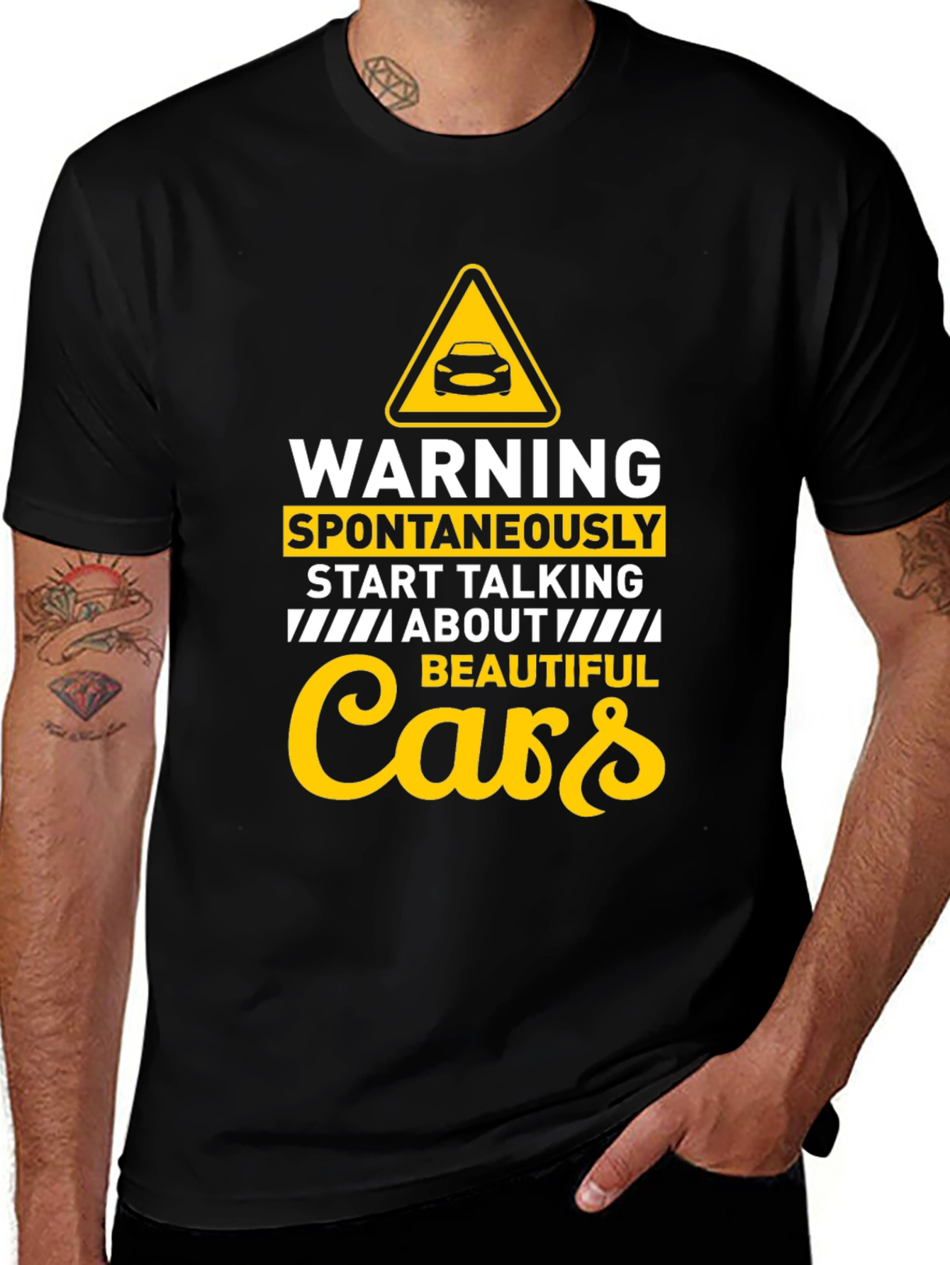 Warning Spontaneously Start Talking About Cars T-Shirt