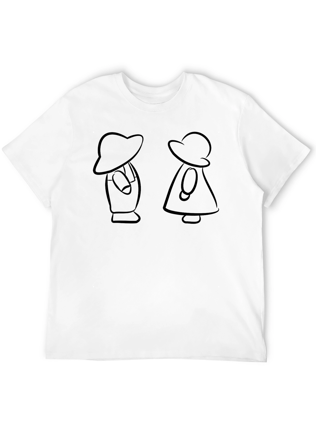 Retro Cartoon Couple T-Shirt