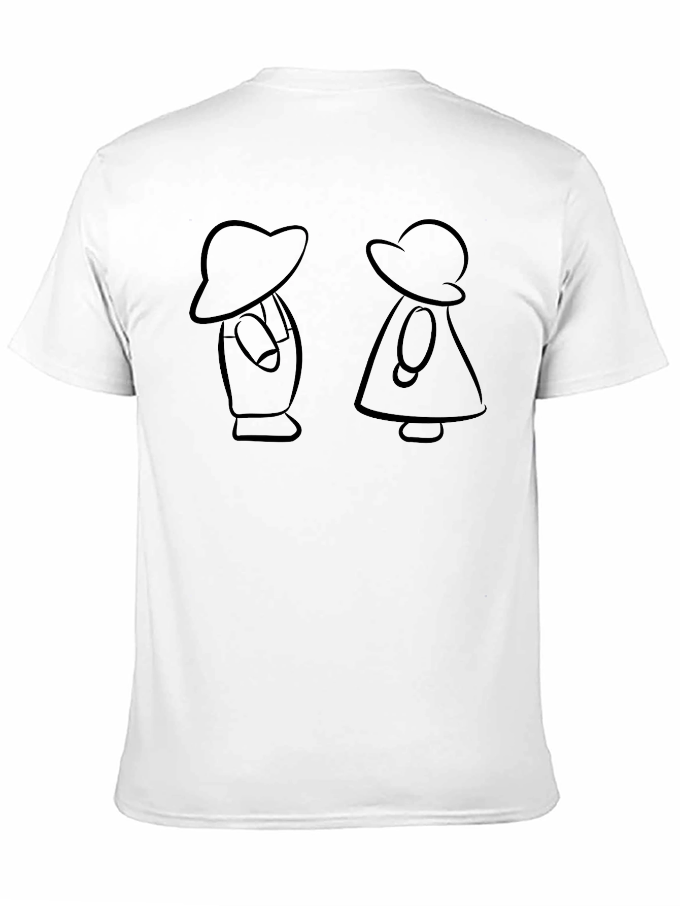 Retro Cartoon Couple T-Shirt