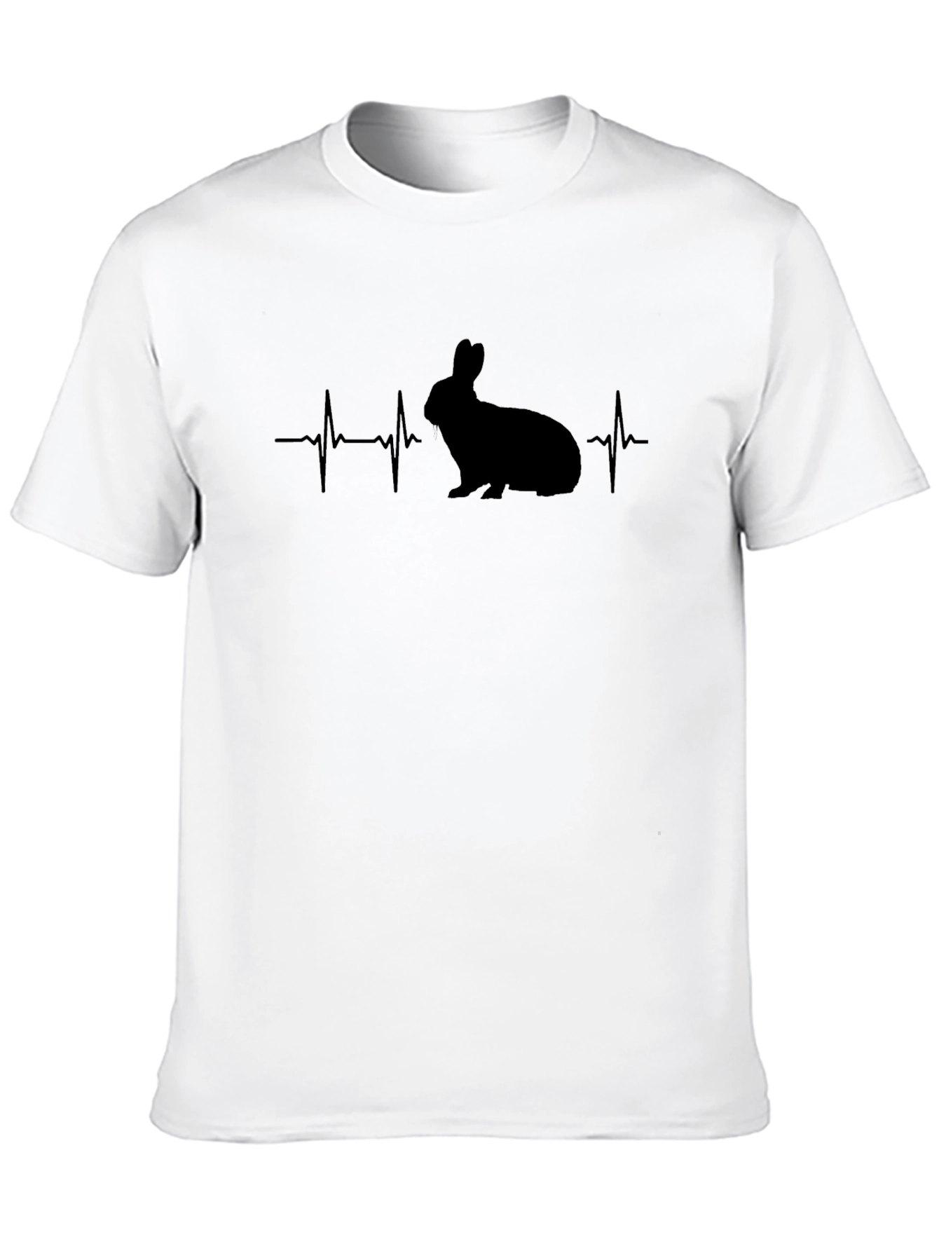 Rabbit Heartbeat T-Shirt - Cotton Blend