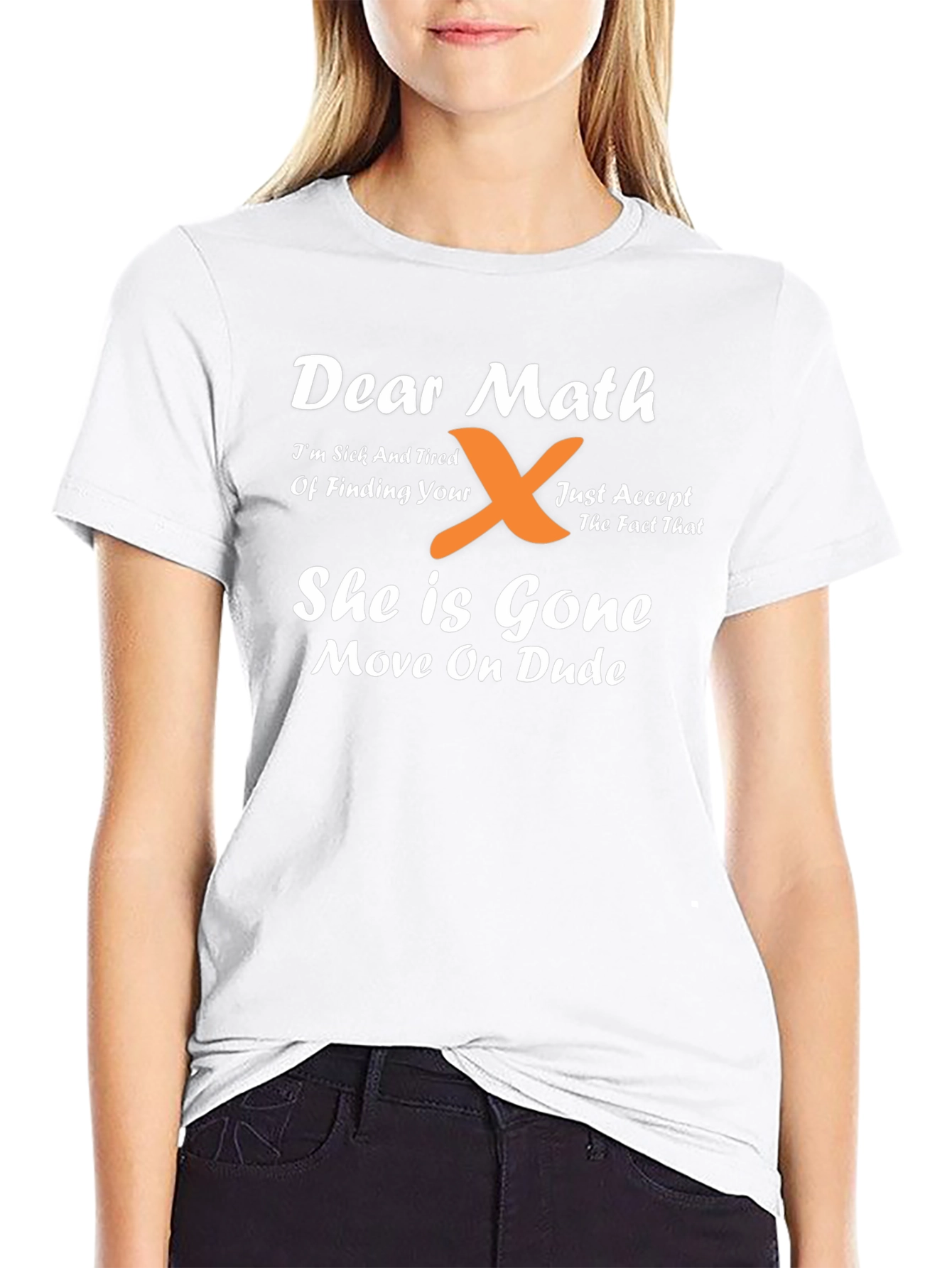 Dear Math Funny Graphic T-Shirt