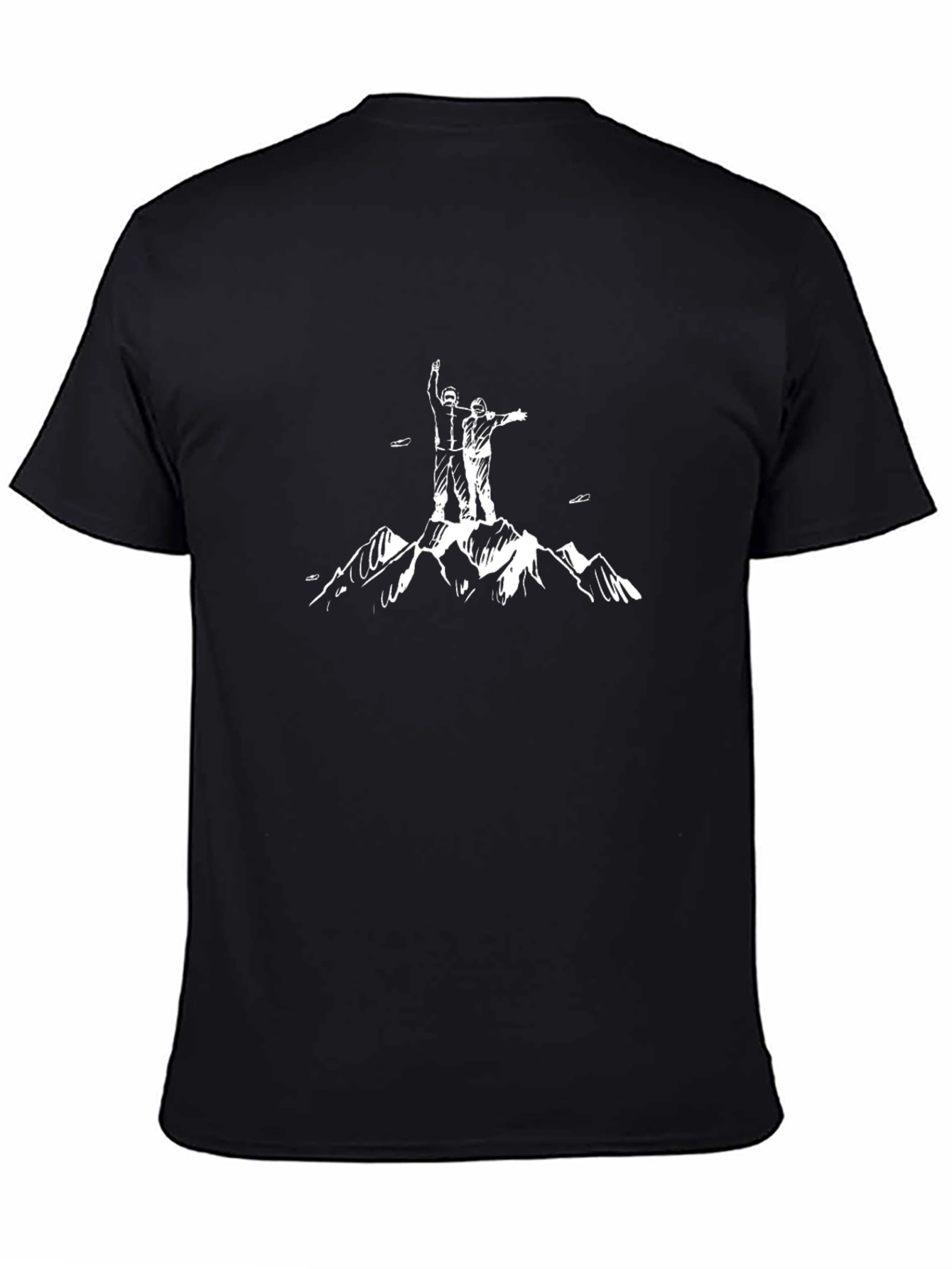 Mountain Climber Graphic Tee - Black