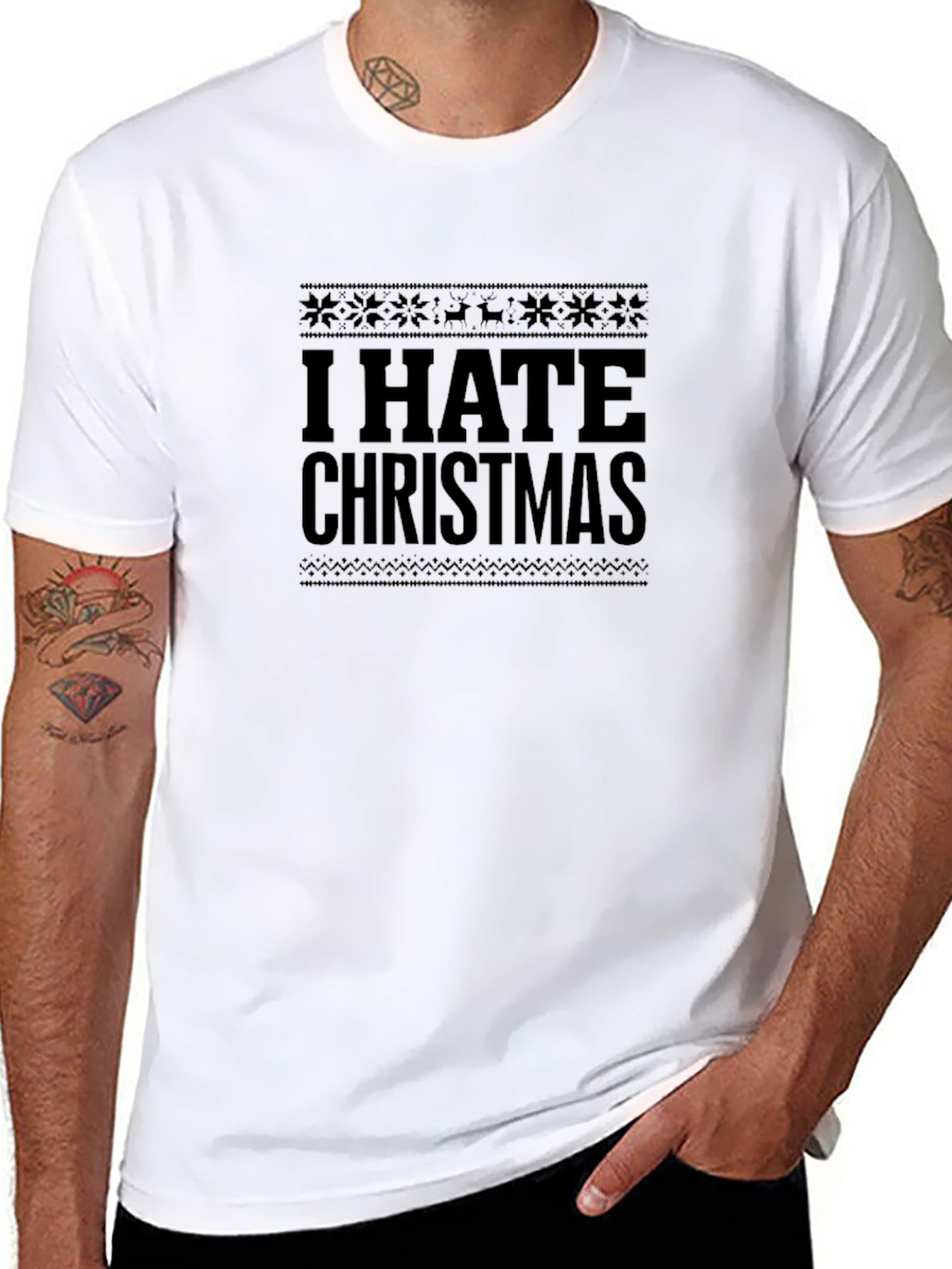 I Hate Christmas T-Shirt - Anti-Holiday Humor Tee