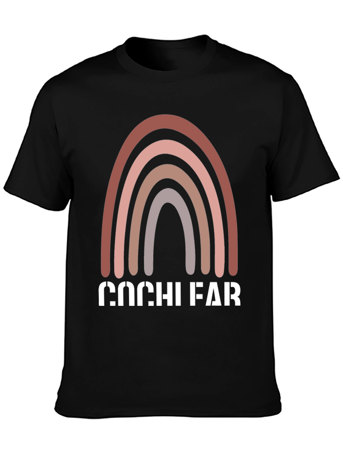 Retro Rainbow Graphic Tee - Cochi Far Print
