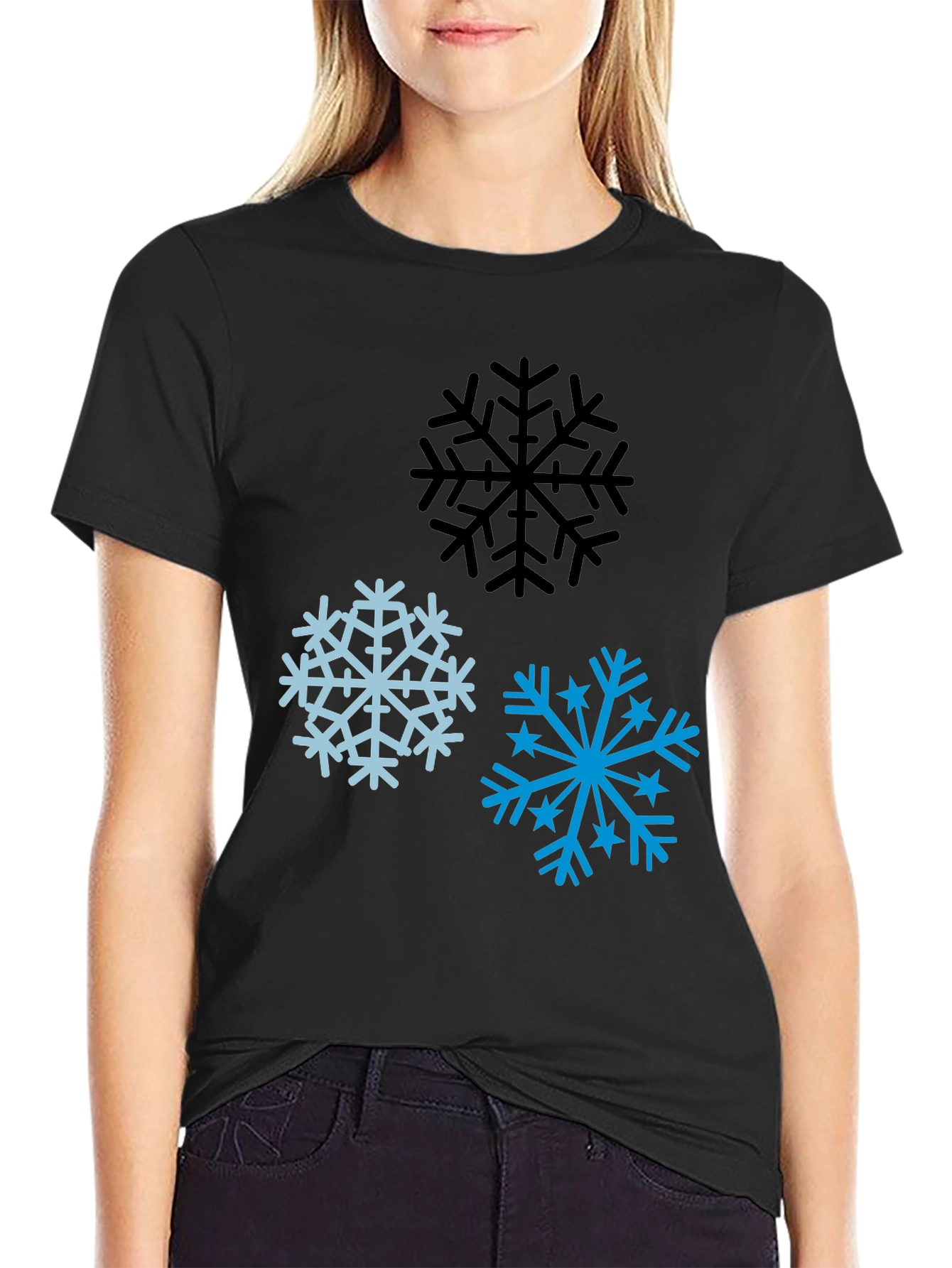Snowflake Graphic Tee - Winter Style
