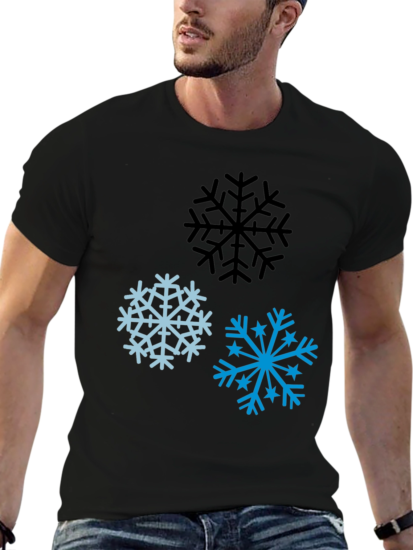 Snowflake Graphic Tee - Winter Style