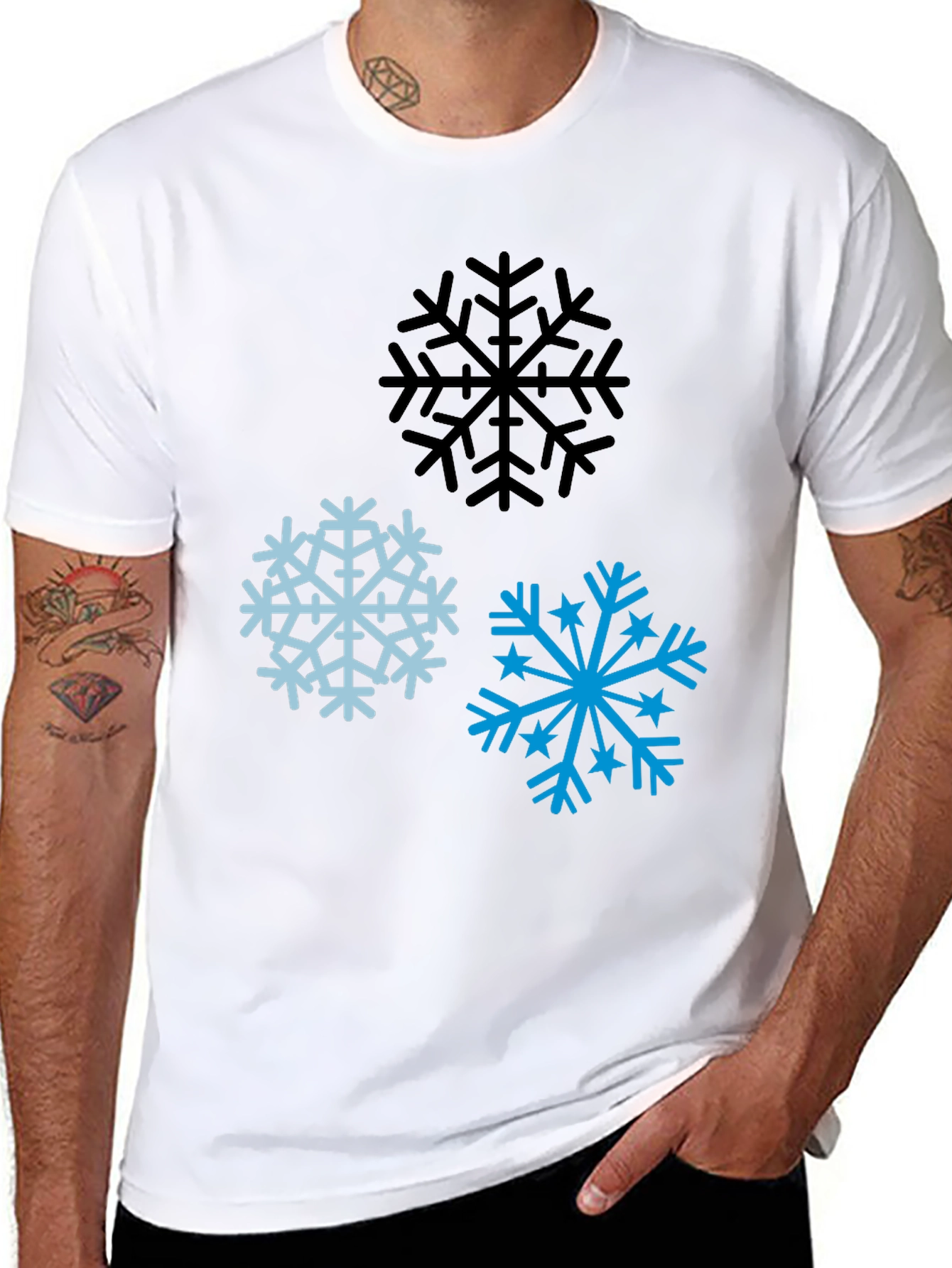Snowflake Graphic Tee - Winter Style