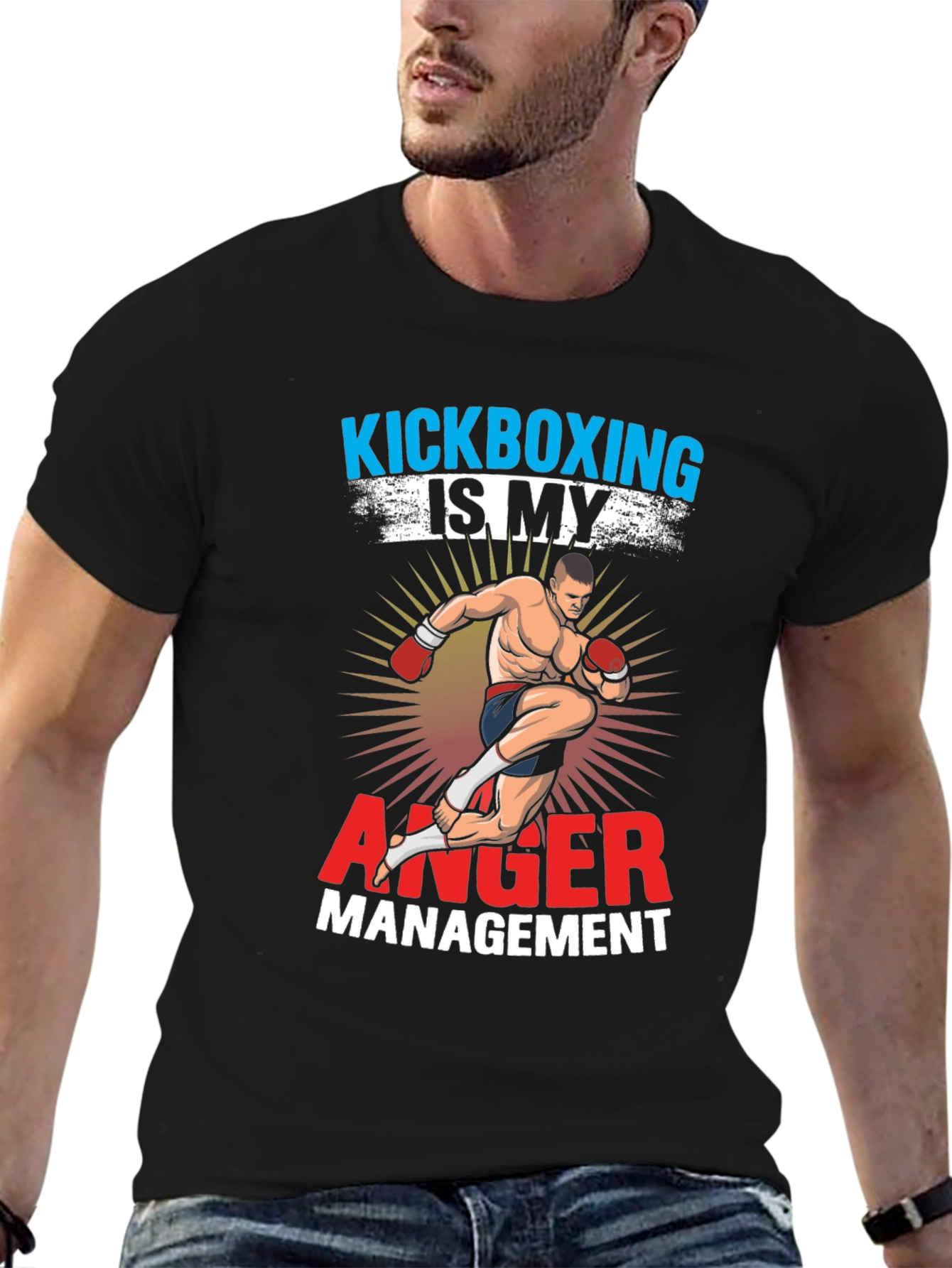 Kickboxing Anger Management Graphic Tee