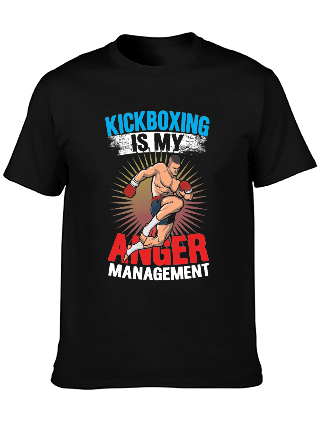 Kickboxing Anger Management Graphic Tee