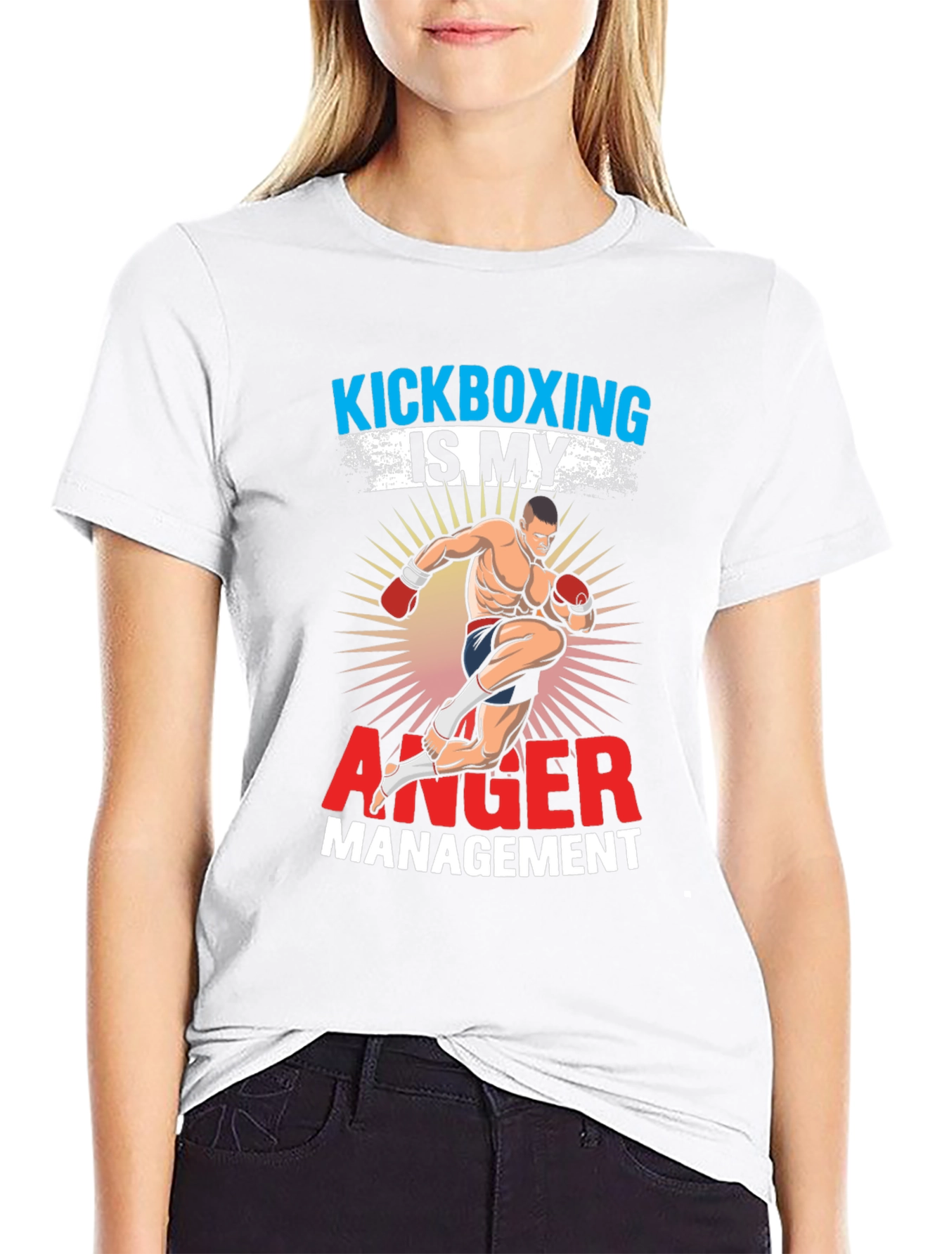 Kickboxing Anger Management Graphic Tee