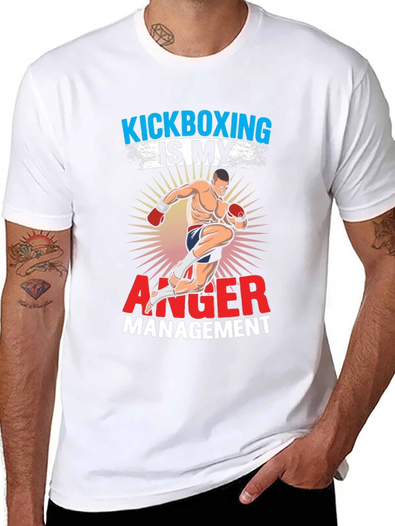 Kickboxing Anger Management Graphic Tee