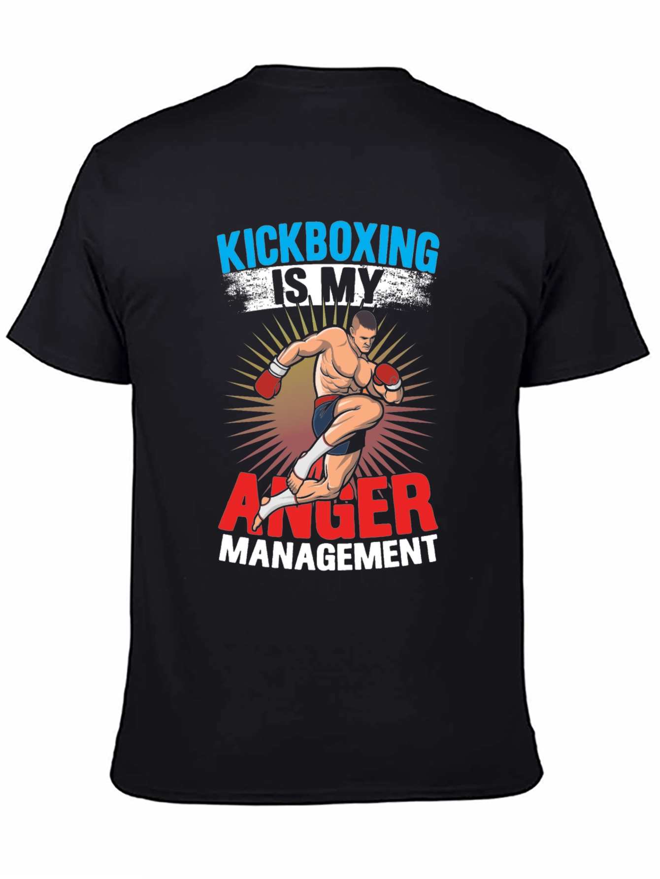 Kickboxing Anger Management Graphic Tee
