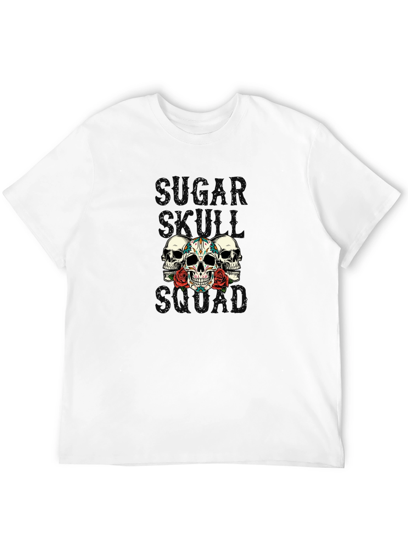 Sugar Skull Squad Black T-Shirt