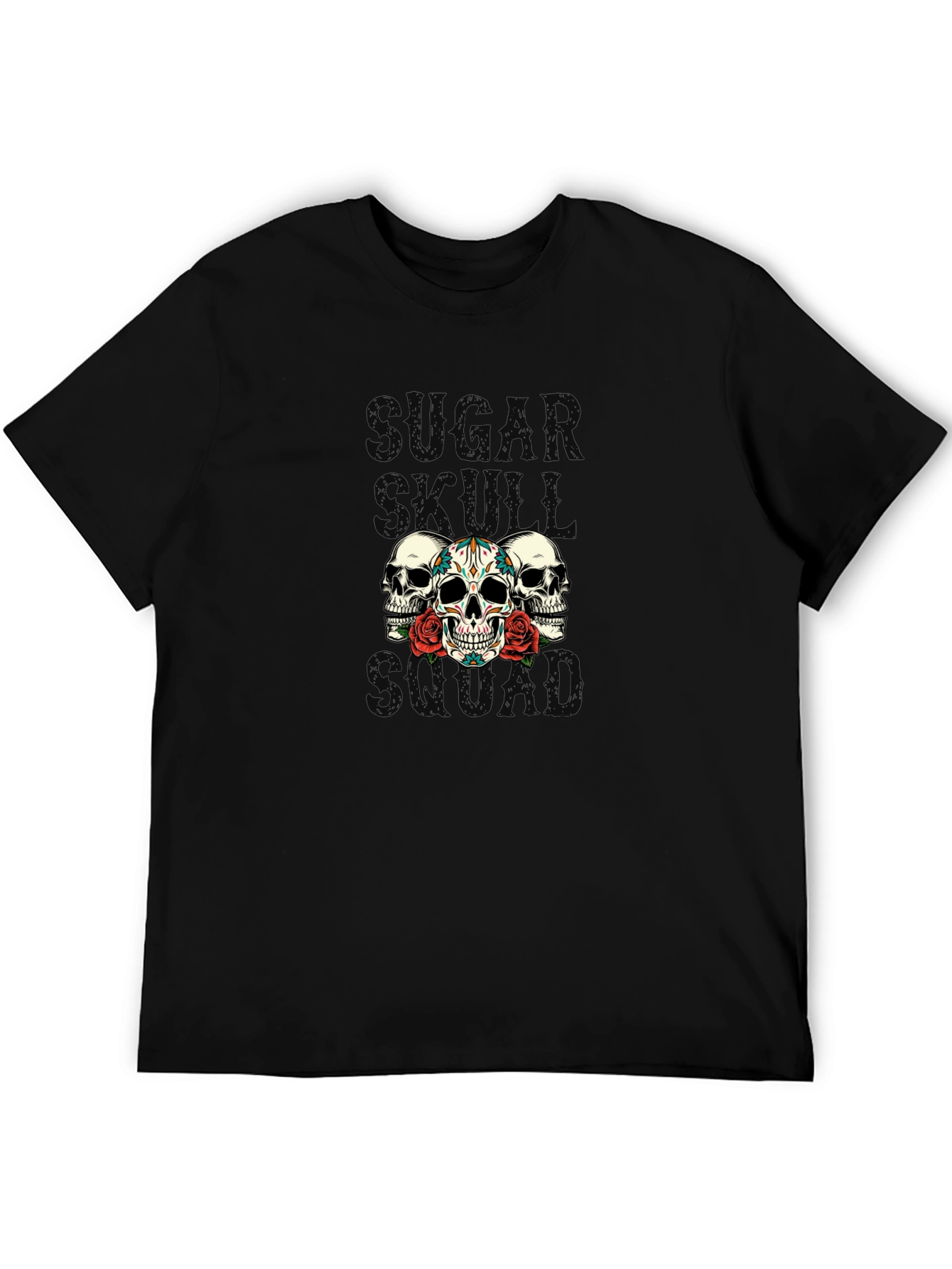 Sugar Skull Squad Black T-Shirt