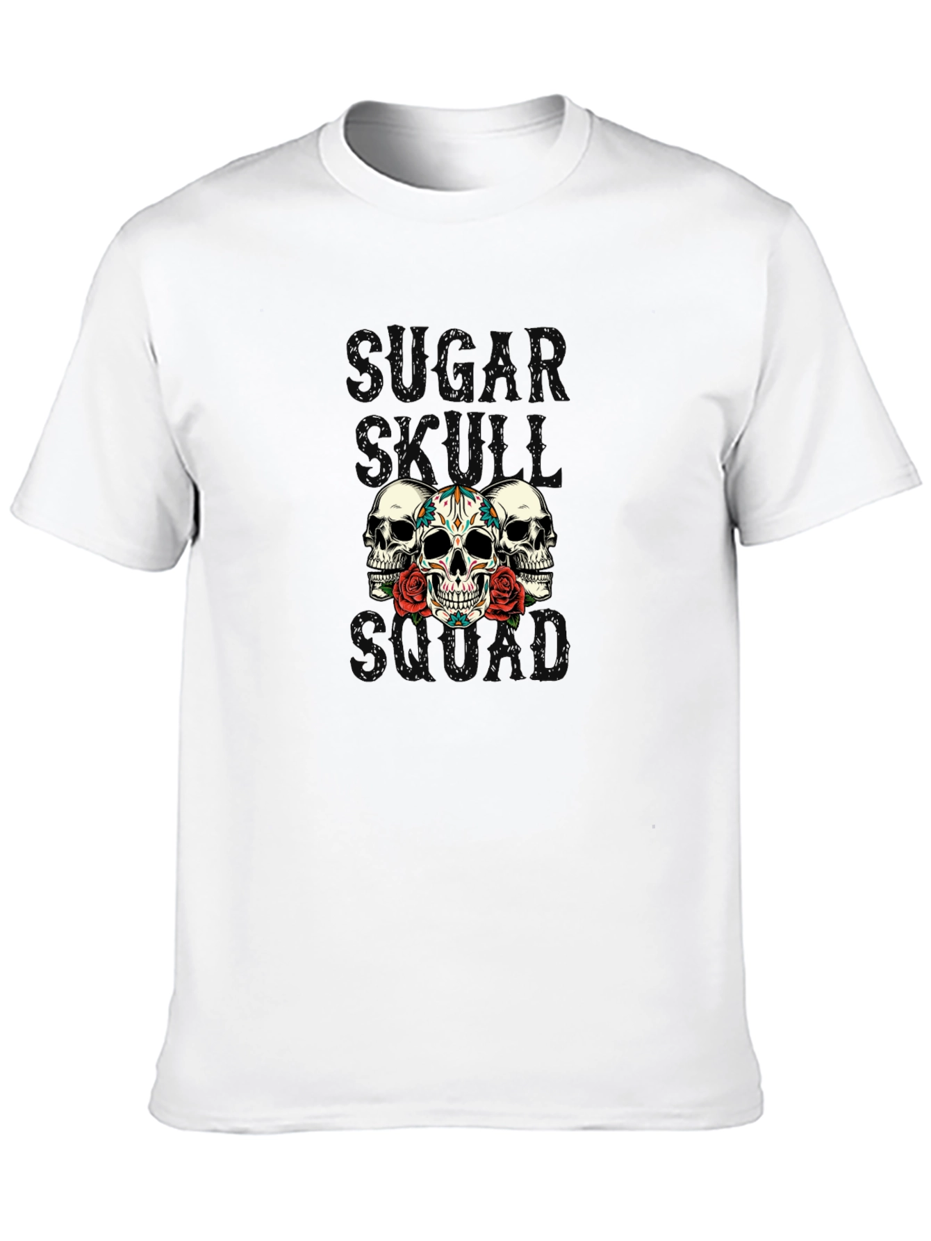 Sugar Skull Squad Black T-Shirt