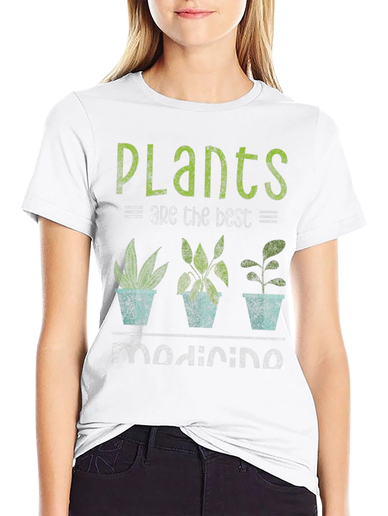Plants Are The Best Medicine Graphic Tee