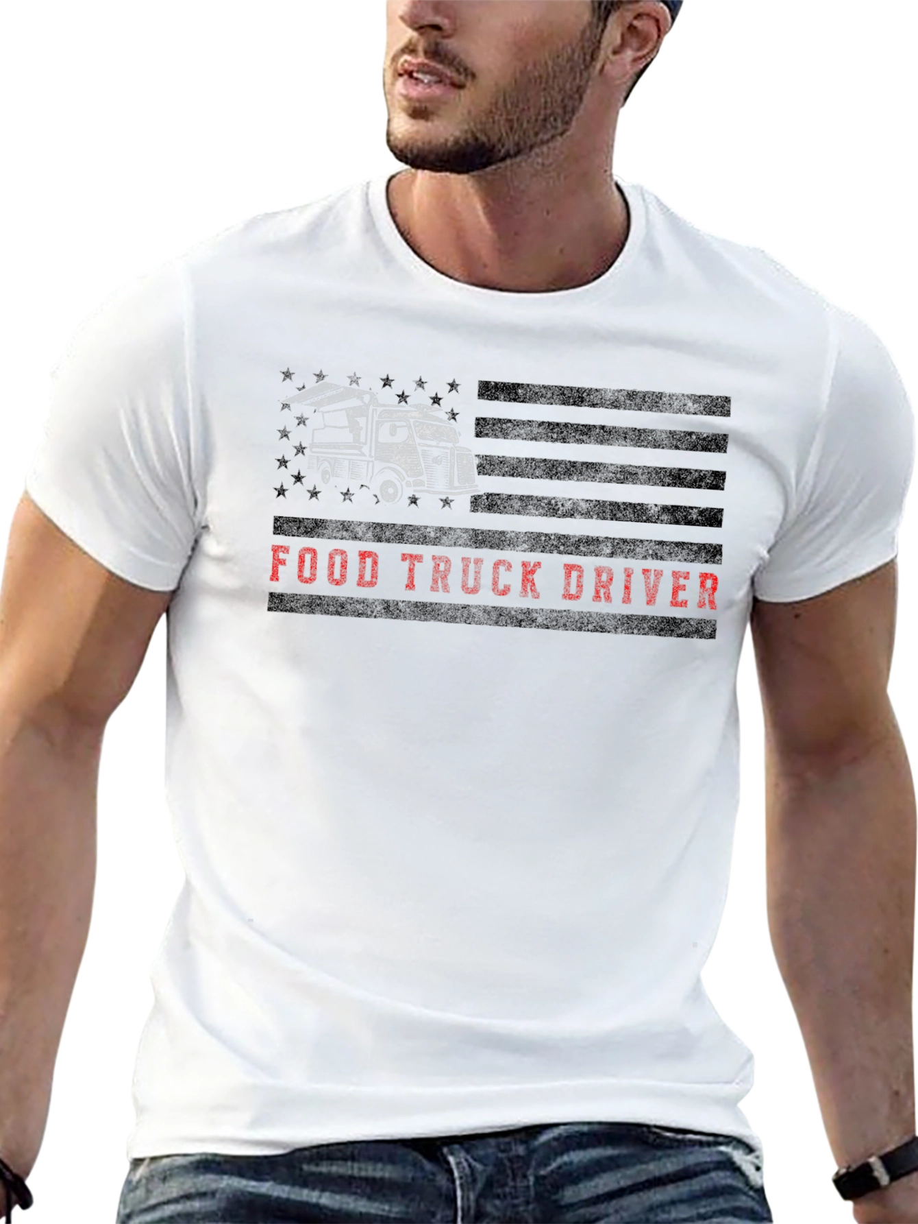 Food Truck Driver T-Shirt - Black