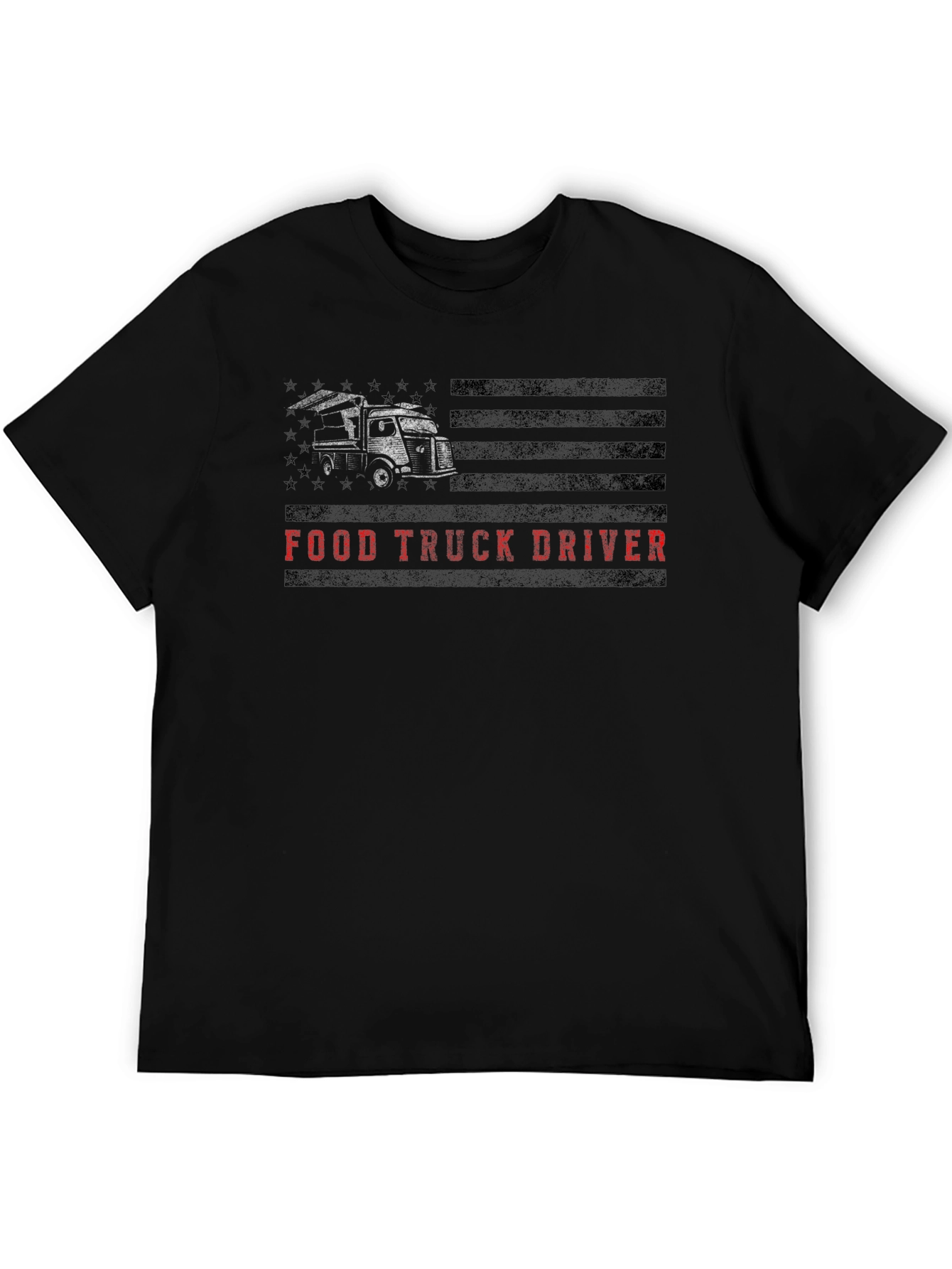 Food Truck Driver T-Shirt - Black