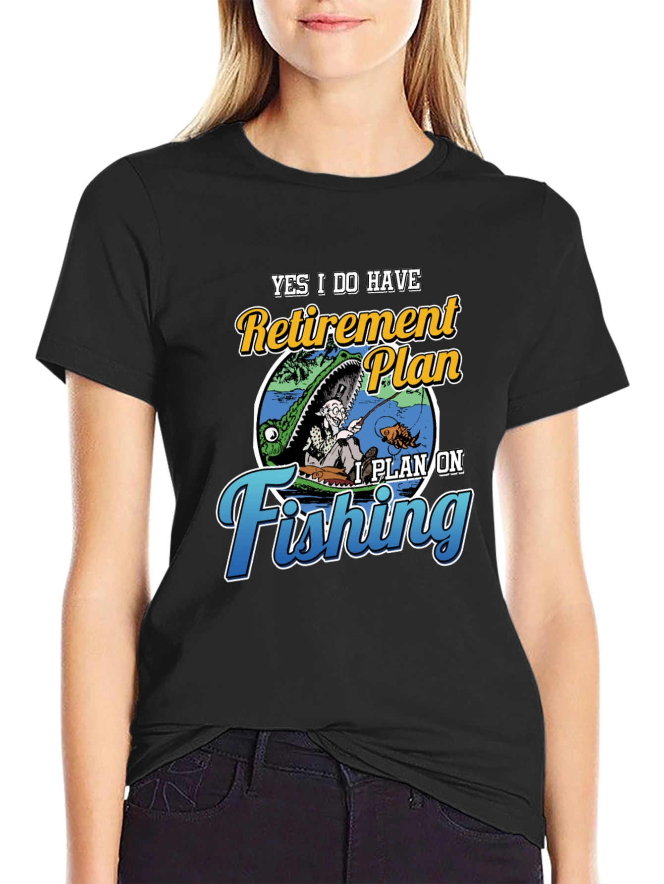 Retirement Plan Fishing T-Shirt