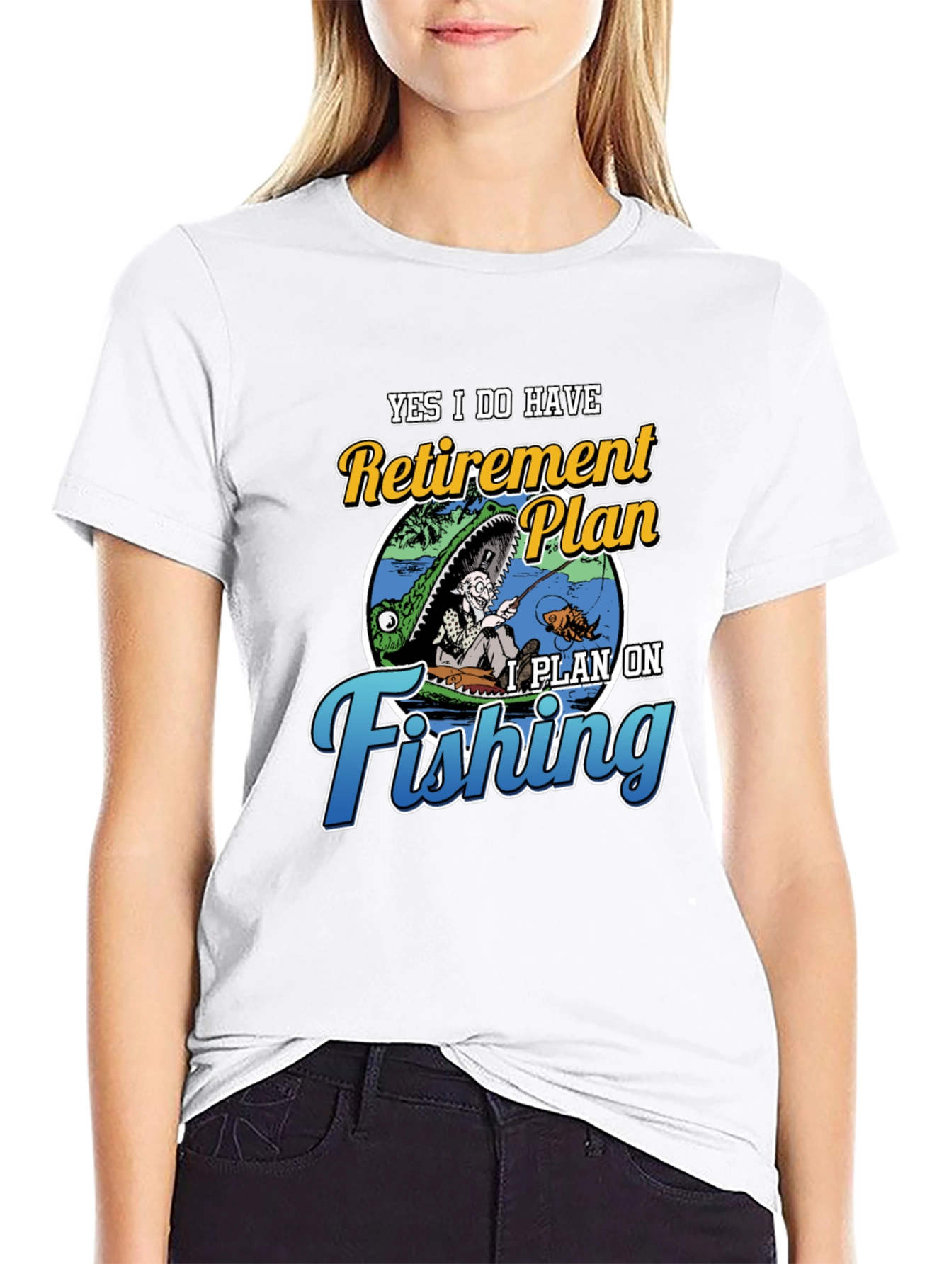 Retirement Plan Fishing T-Shirt