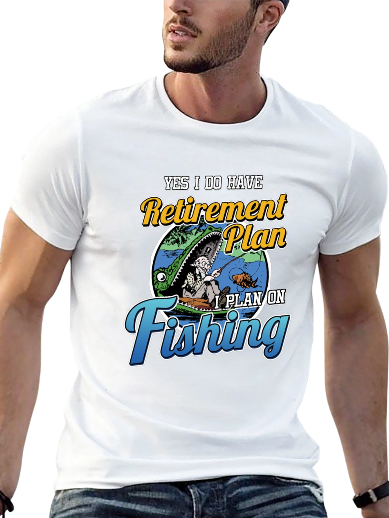 Retirement Plan Fishing T-Shirt