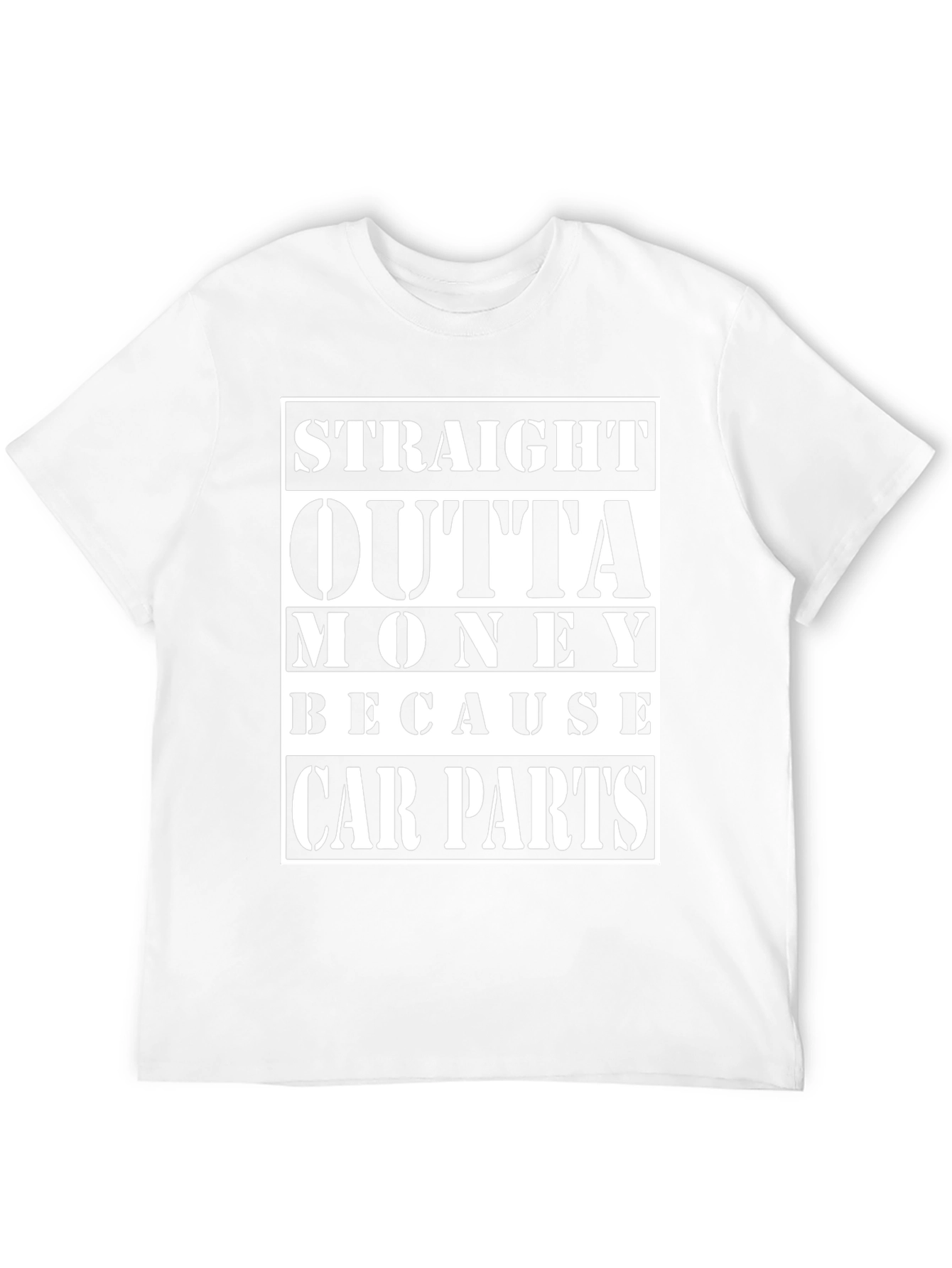 Straight Outta Money Car Parts T-Shirt