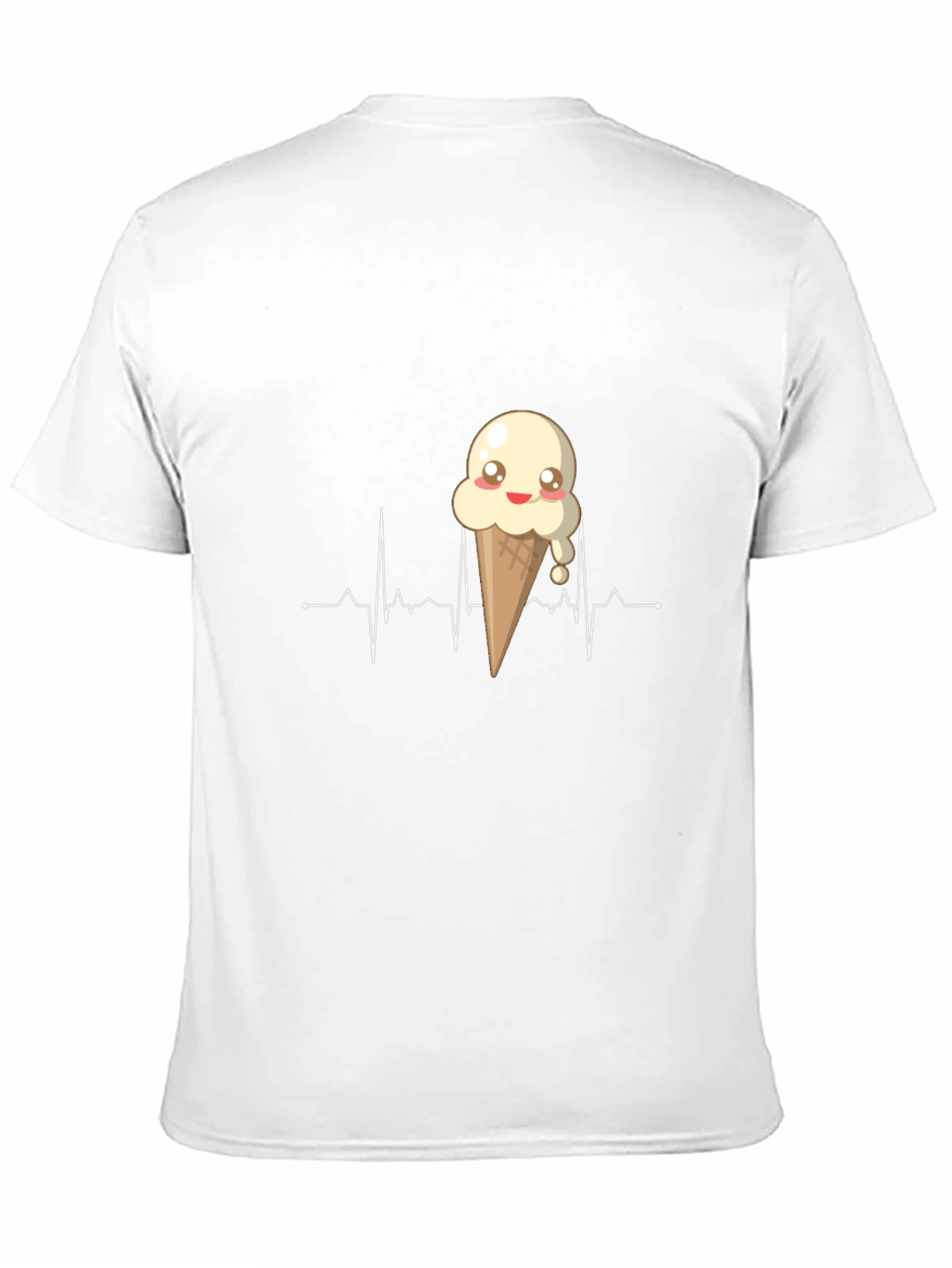 Ice Cream Heartbeat T-Shirt - Sweet Design