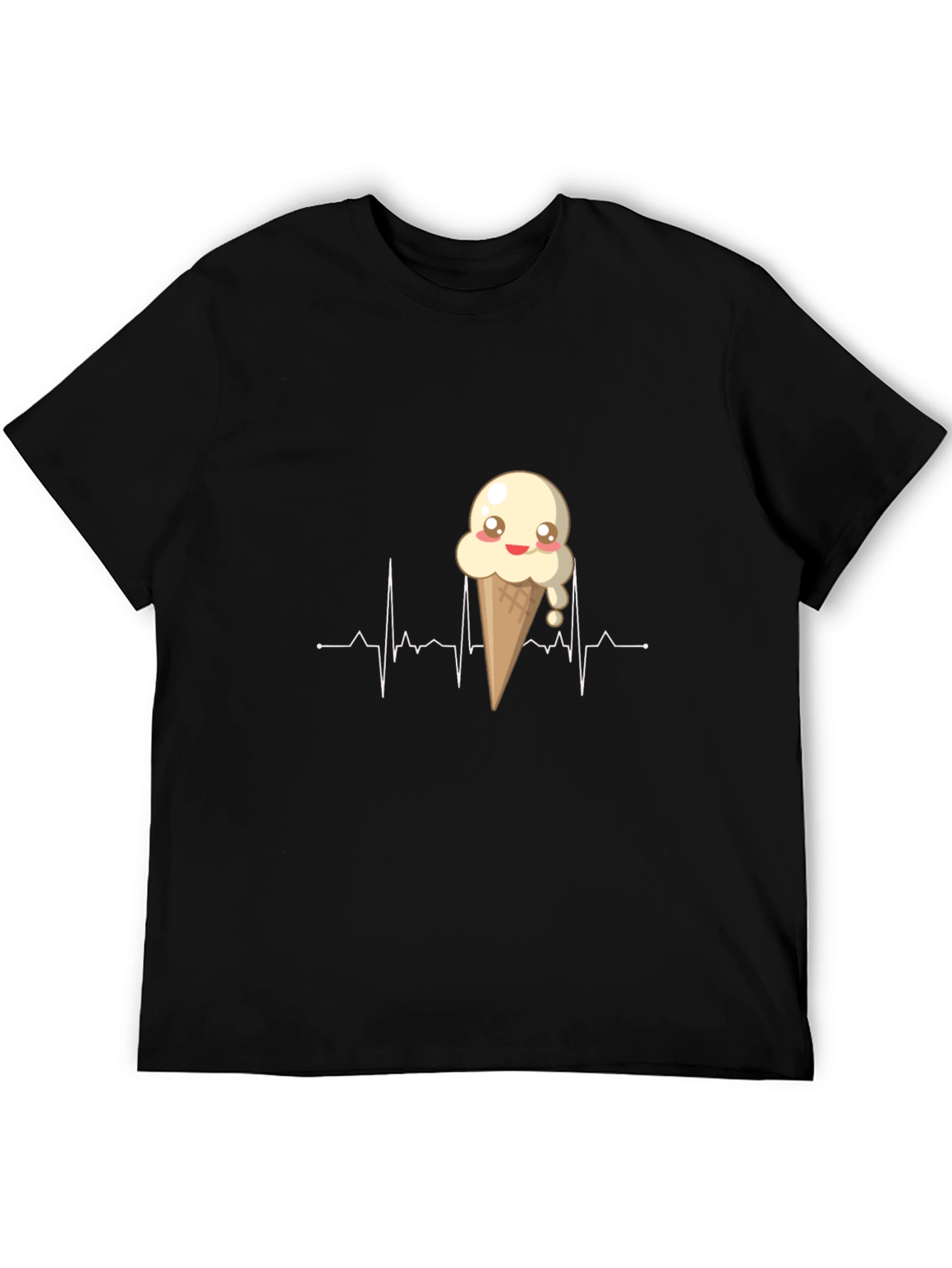 Ice Cream Heartbeat T-Shirt - Sweet Design