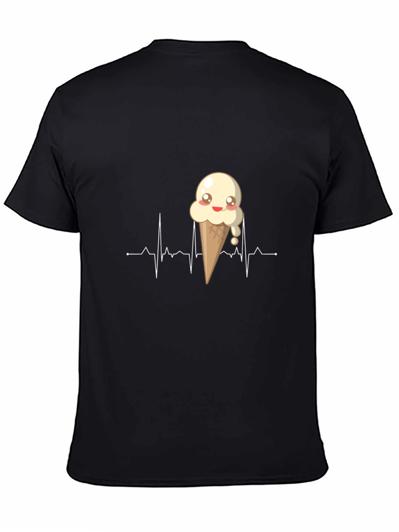 Ice Cream Heartbeat T-Shirt - Sweet Design